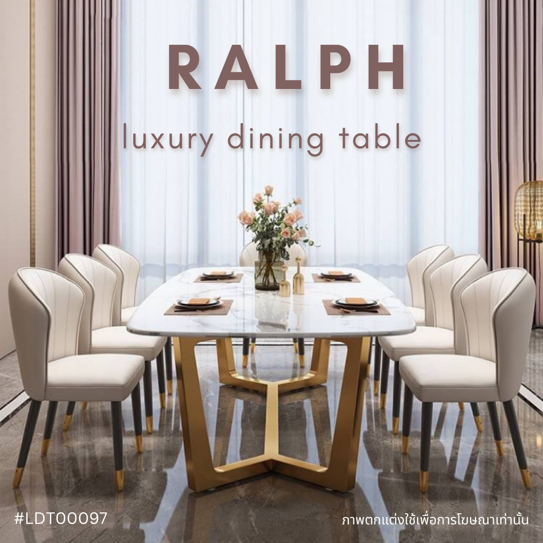 RALPH luxury dining table  