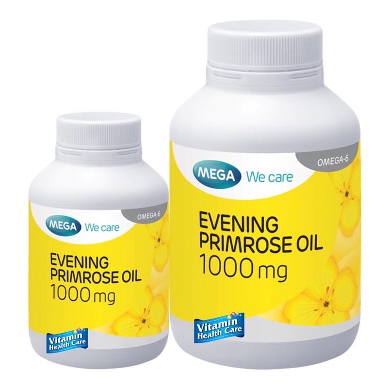 ￼MEGA We care เมก้าวีแคร์ Evening primrose oil 1000 mg น้ำมันอีฟนิ่งพริมโรส 1000 มก. 1