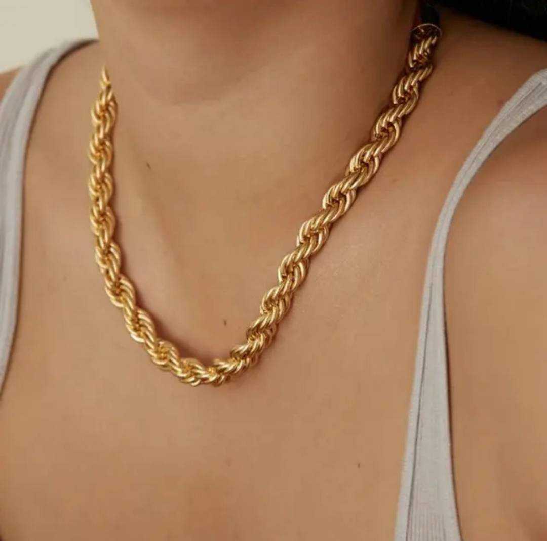 Miss Accessories: Costa Necklace  (คอสต้า เน็ทเล็ท) สร้อยคอสแตนเลสสตีล8MM สไตล์ยุโรป ใส่แล้วดูเก๋มาก