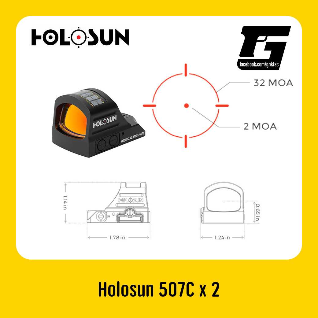Holosun HS507C / K x 2MOA