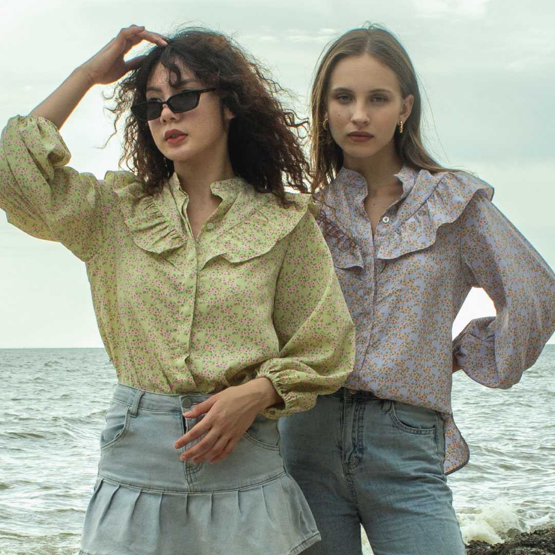 ALLAMODA - Carissa Top (Whimsical Love by the Sea)
