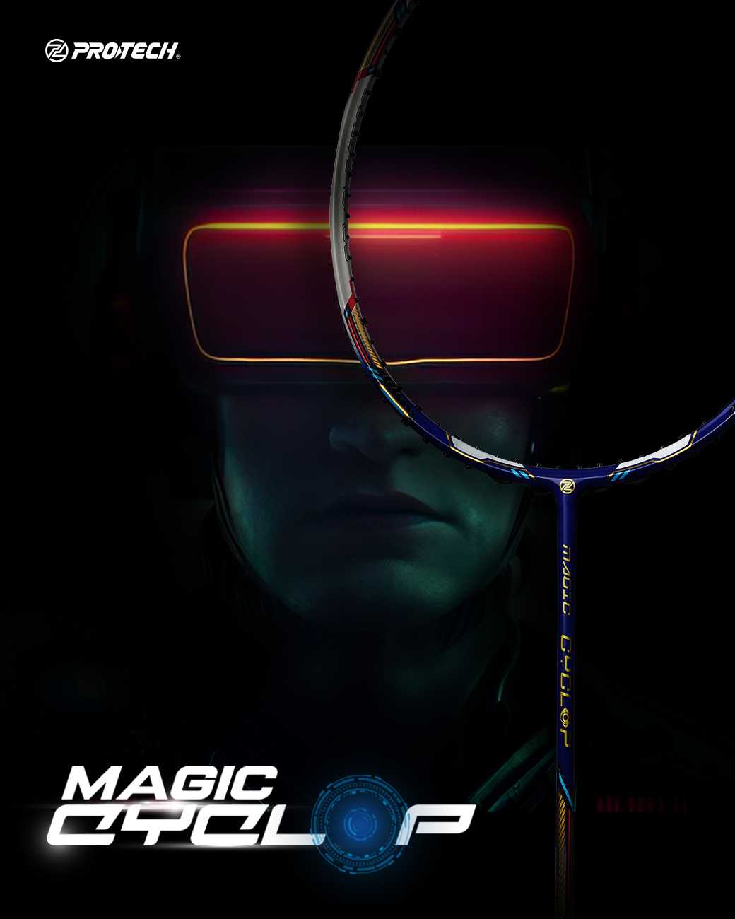 Protech Sports ไม้แบดมินตัน รุ่น Magic Cyclop