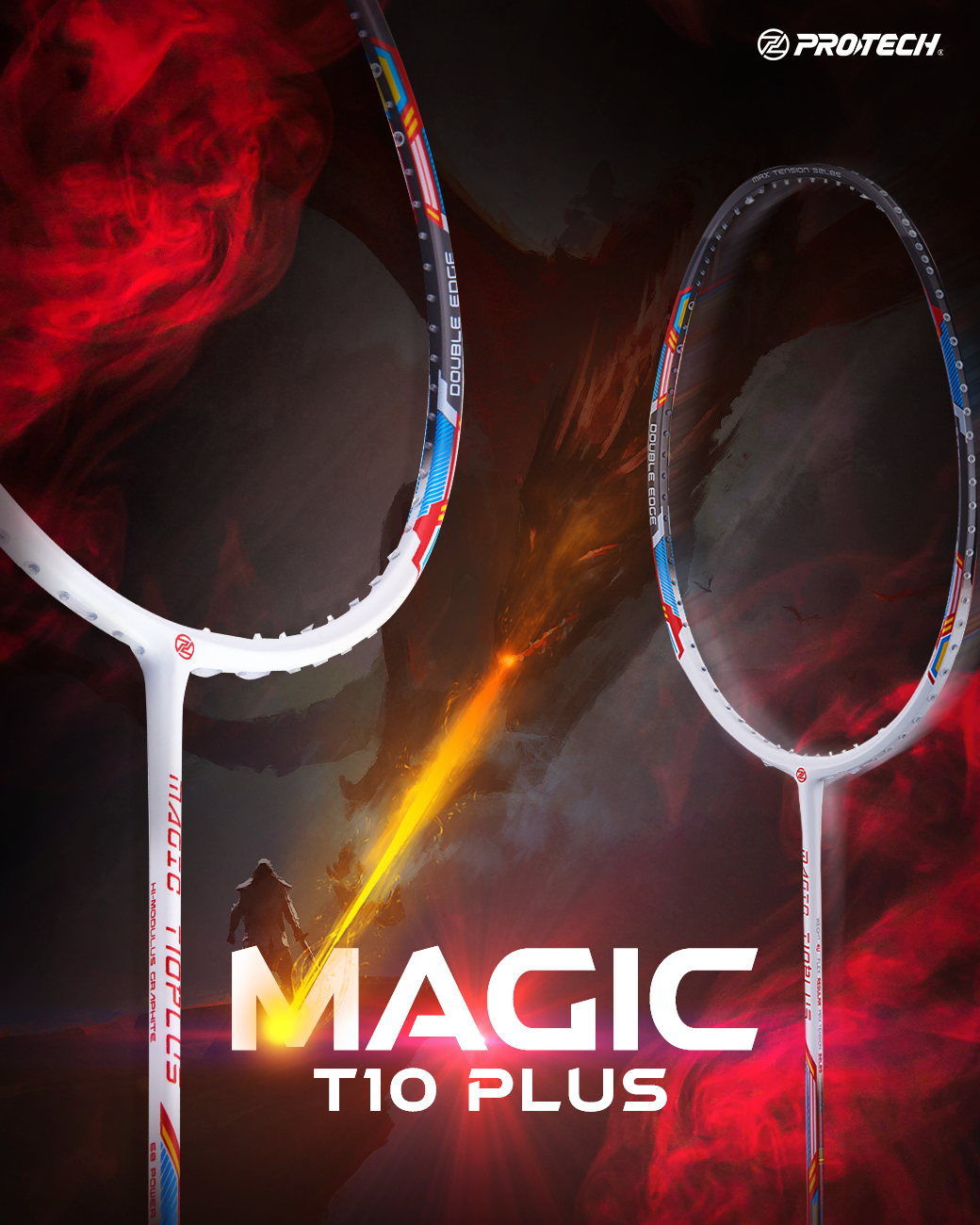 Protech Sports ไม้แบดมินตัน รุ่น Magic T10 Plus