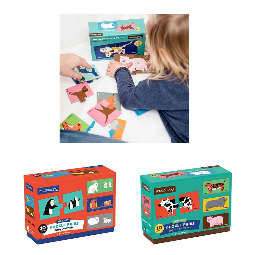 Mudpuppy  My First Puzzle Pairs จิ๊กซอว์