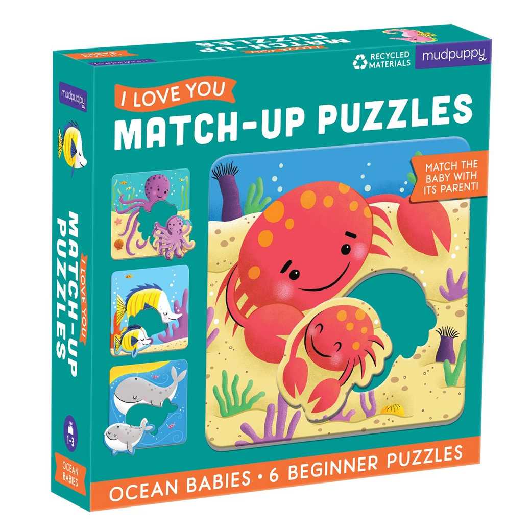 Mudpuppy  I Love You Match-Up Puzzles จิ๊กซอว์