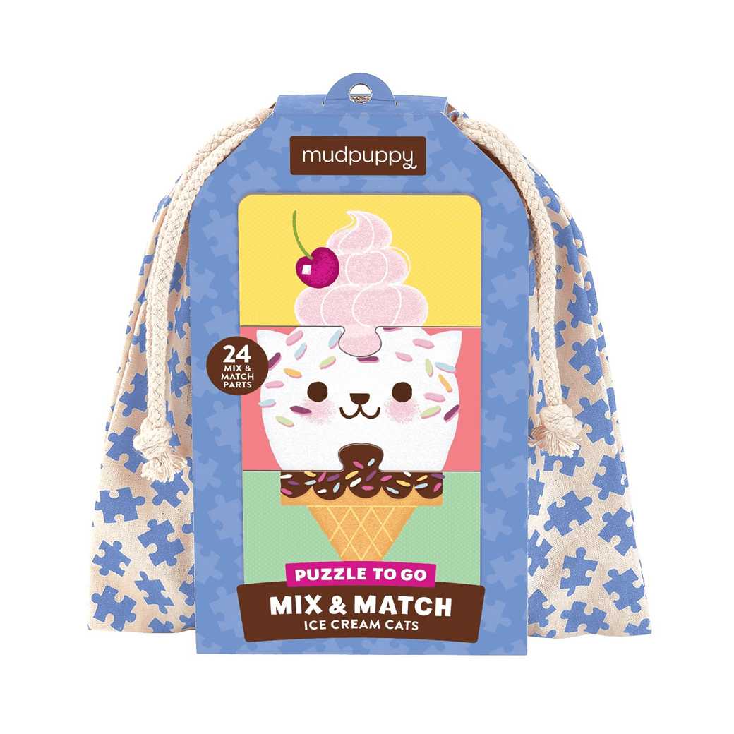 Mudpuppy   Mix & Match Puzzle To Go จิ๊กซอว์