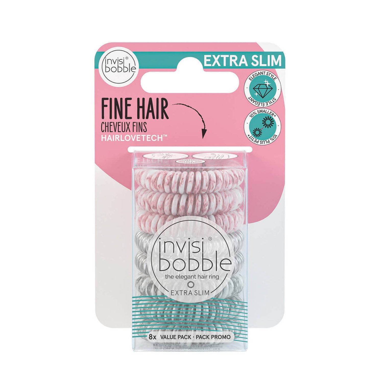 {ขายเท} Invisibobble Value Pack 8pcs. ในแต่ละเซ็ตได้ 8 เส้น