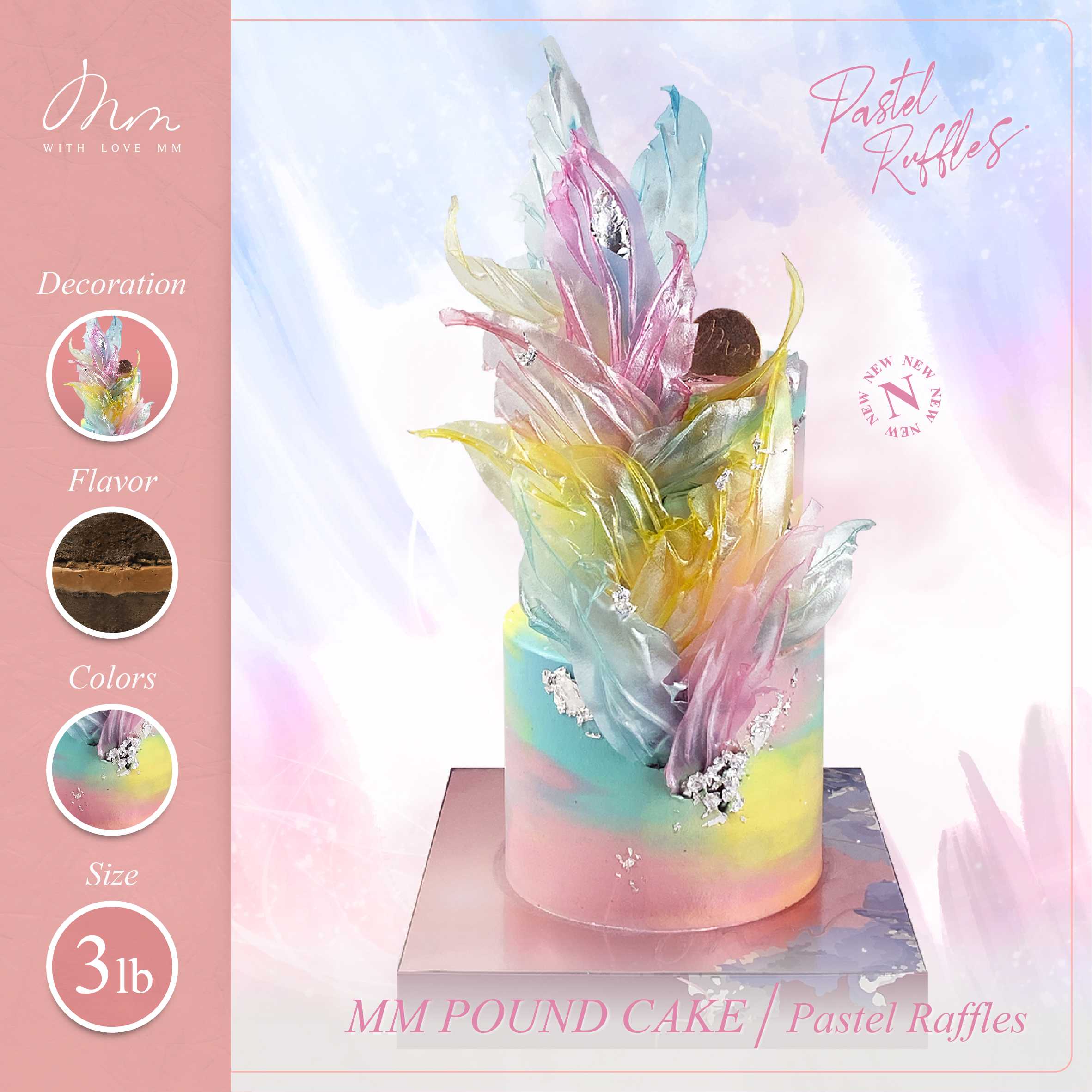 MM POUND CAKE - Pastel Raffles