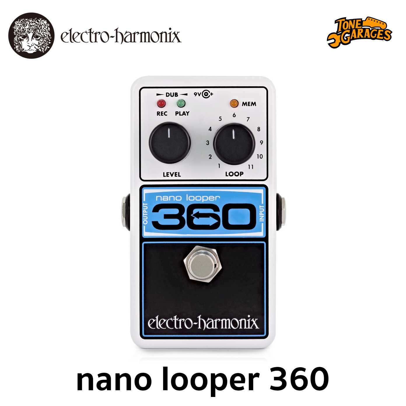 Electro Harmonix Nano Looper 360 เอฟเฟคกีต้าร์ ลูปเปอร์ วนเสียง (อัดได้นานสูงสุด 360 วินาที)
