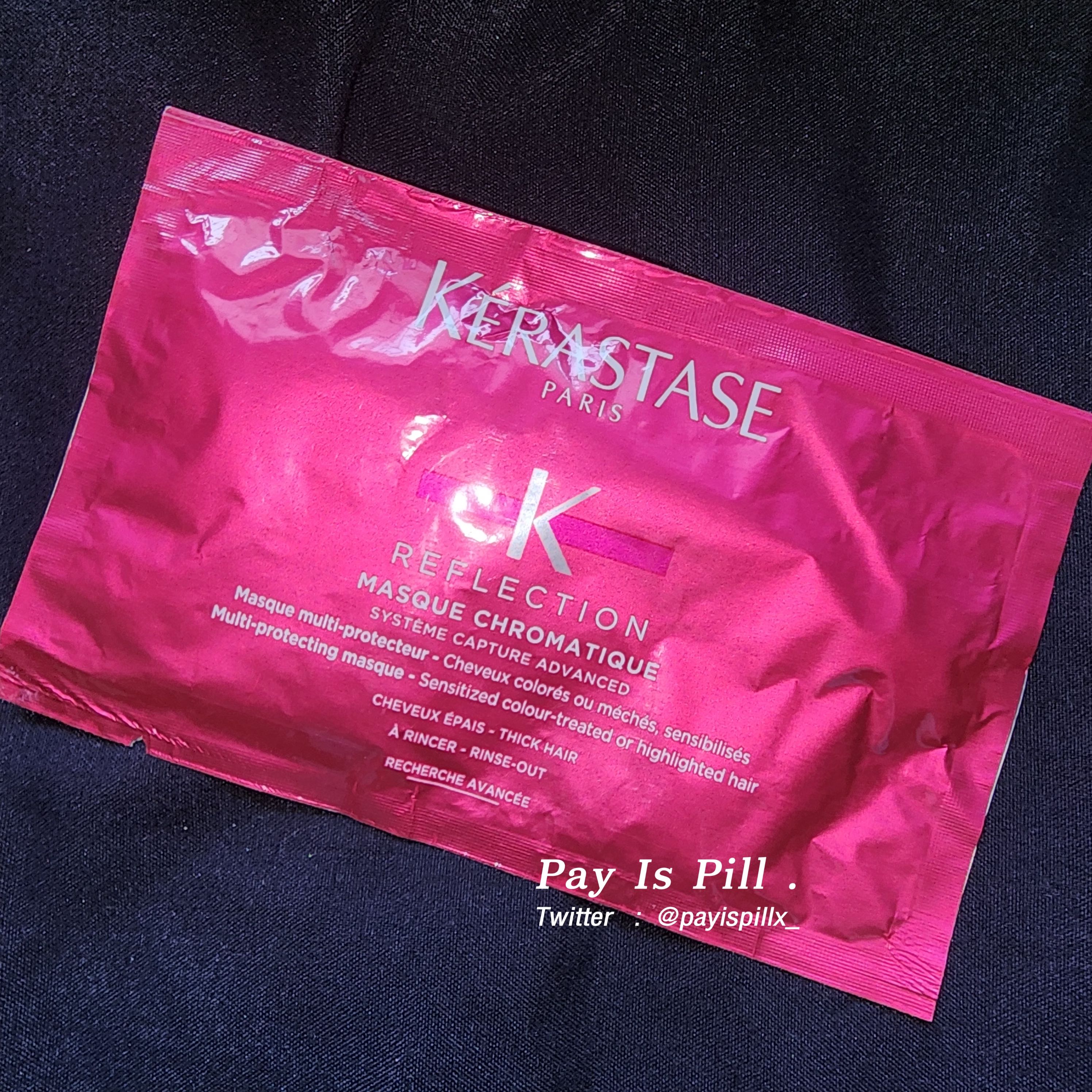 เทสเตอร์ มาส์กบำรุงผมทำสี Kerastase Reflection Masque Chromatique 15ml. มาส์กบำรุงผมทำสี ลดการเฟด