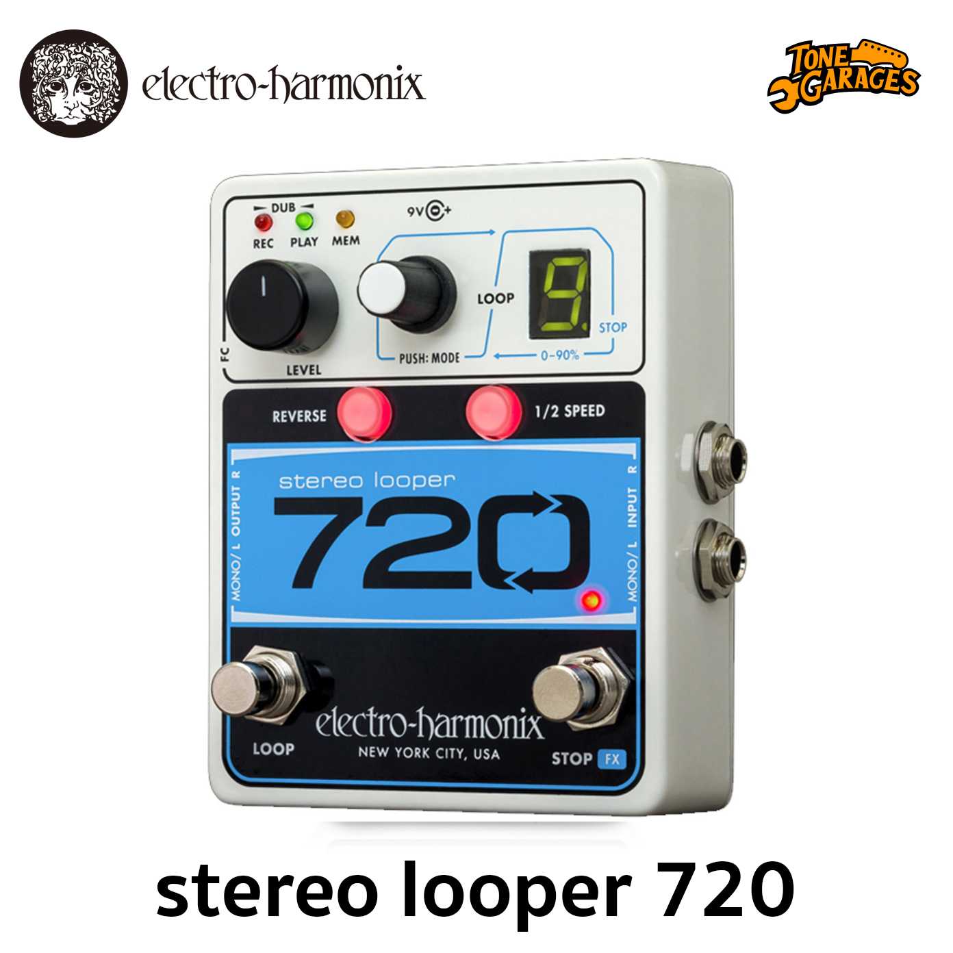 Electro Harmonix 720 Stereo Looper  ลูปเปอร์ วนเสียง สเตอริโอ (อัดได้นานสูงสุด 720 วินาที) เอฟเฟค