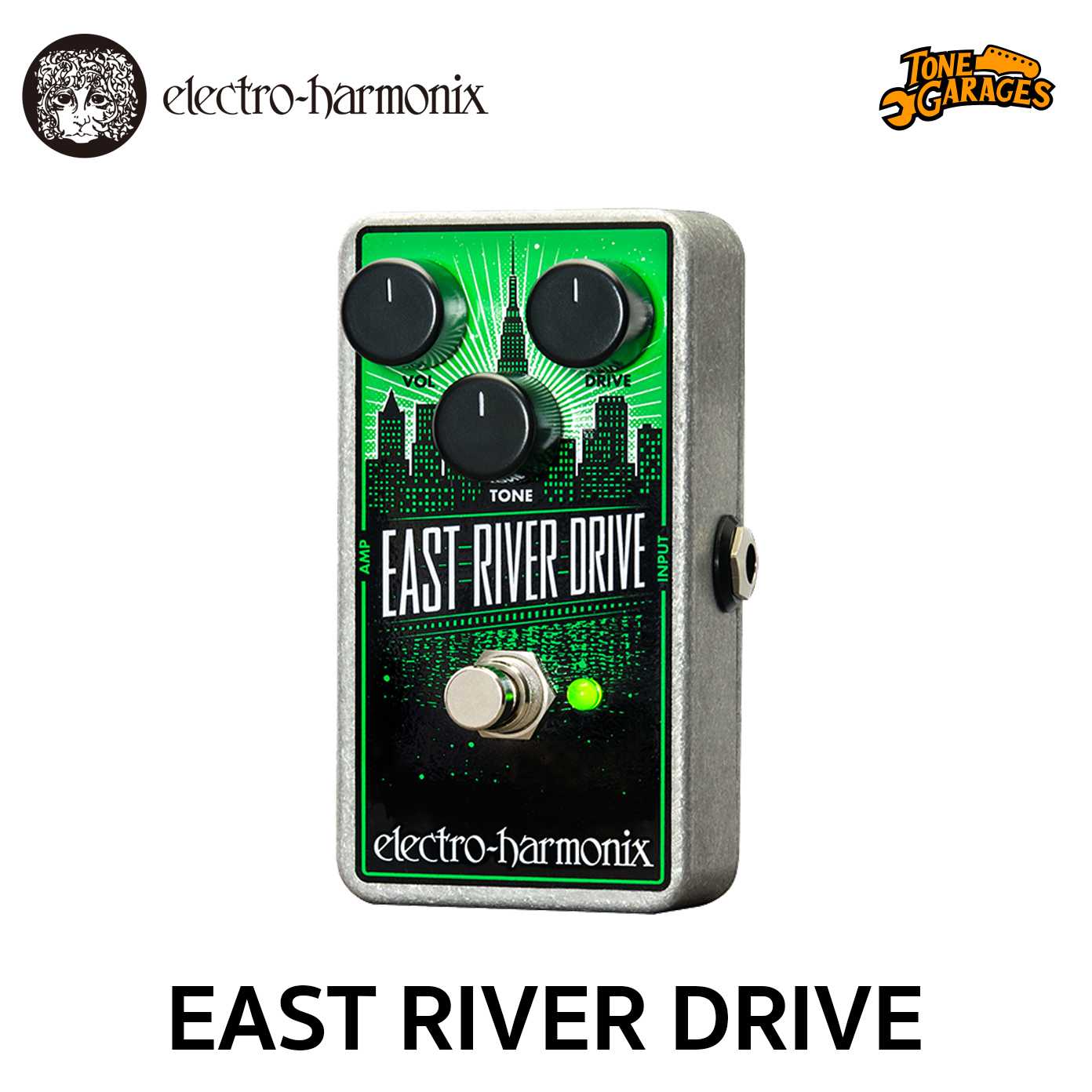 Electro Harmonix East River Drive JRC4558 TS808 Style Classic Overdrive เอฟเฟคกีต้าร์ Made in USA