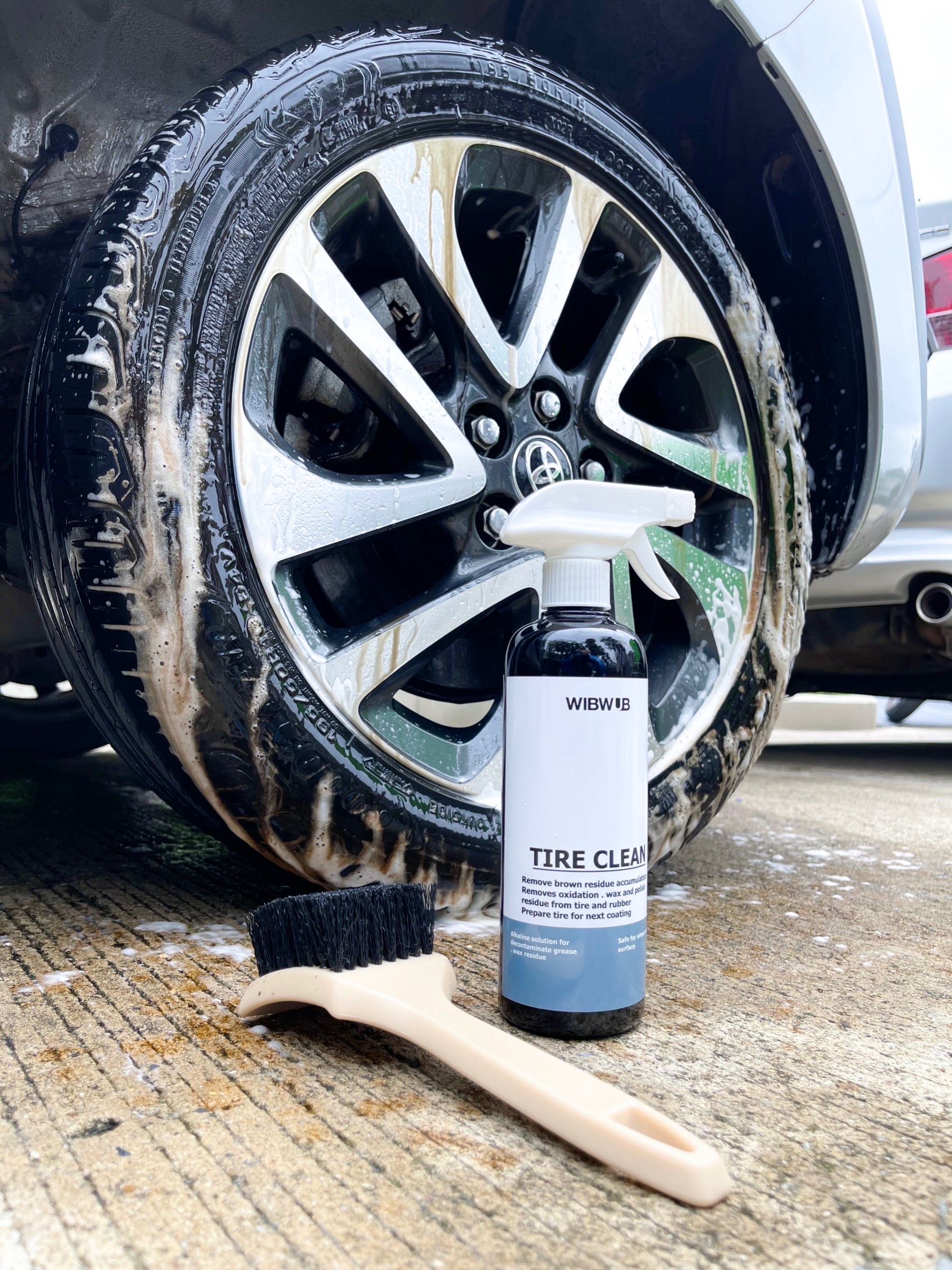 น้ำยาทำความสะอาดยางโดยเฉพาะ (WIBWUB Tire clean)