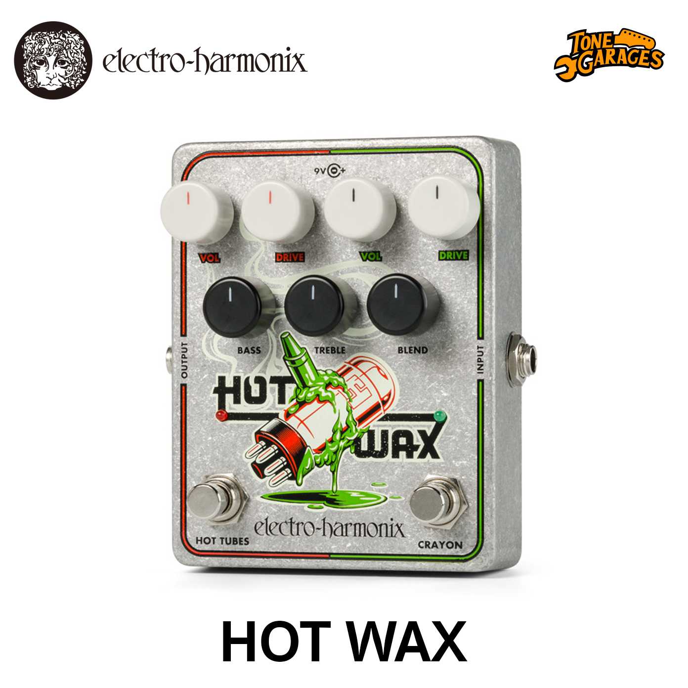 Electro Harmonix Hot Wax (Hot Tube + Crayon) เอฟเฟคกีต้าร์ Dual Overdrive ราคามิตรภาพ Made in USA