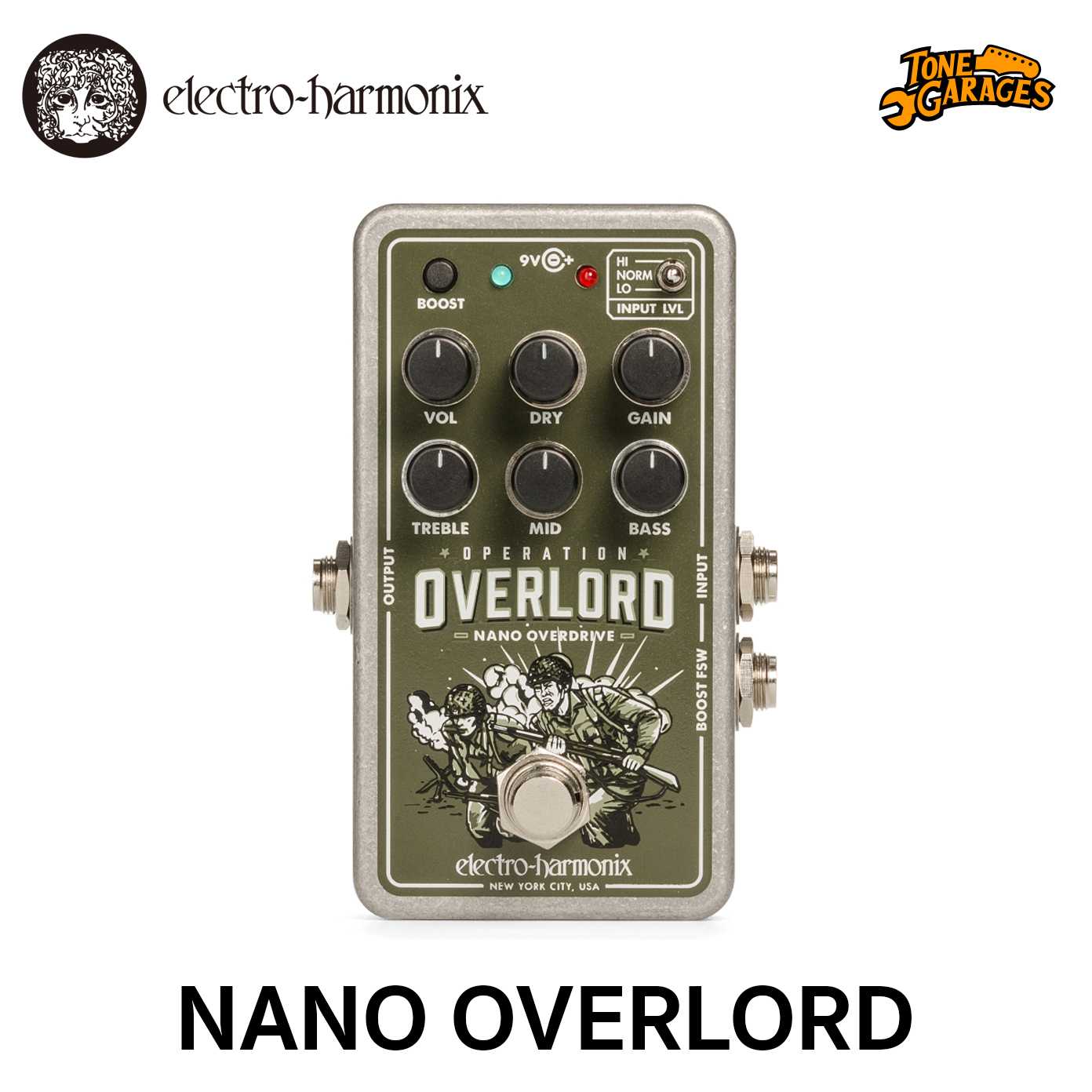 Electro Harmonix Nano Operation Overlord เอฟเฟคกีต้าร์ Super Overdrive Made in USA