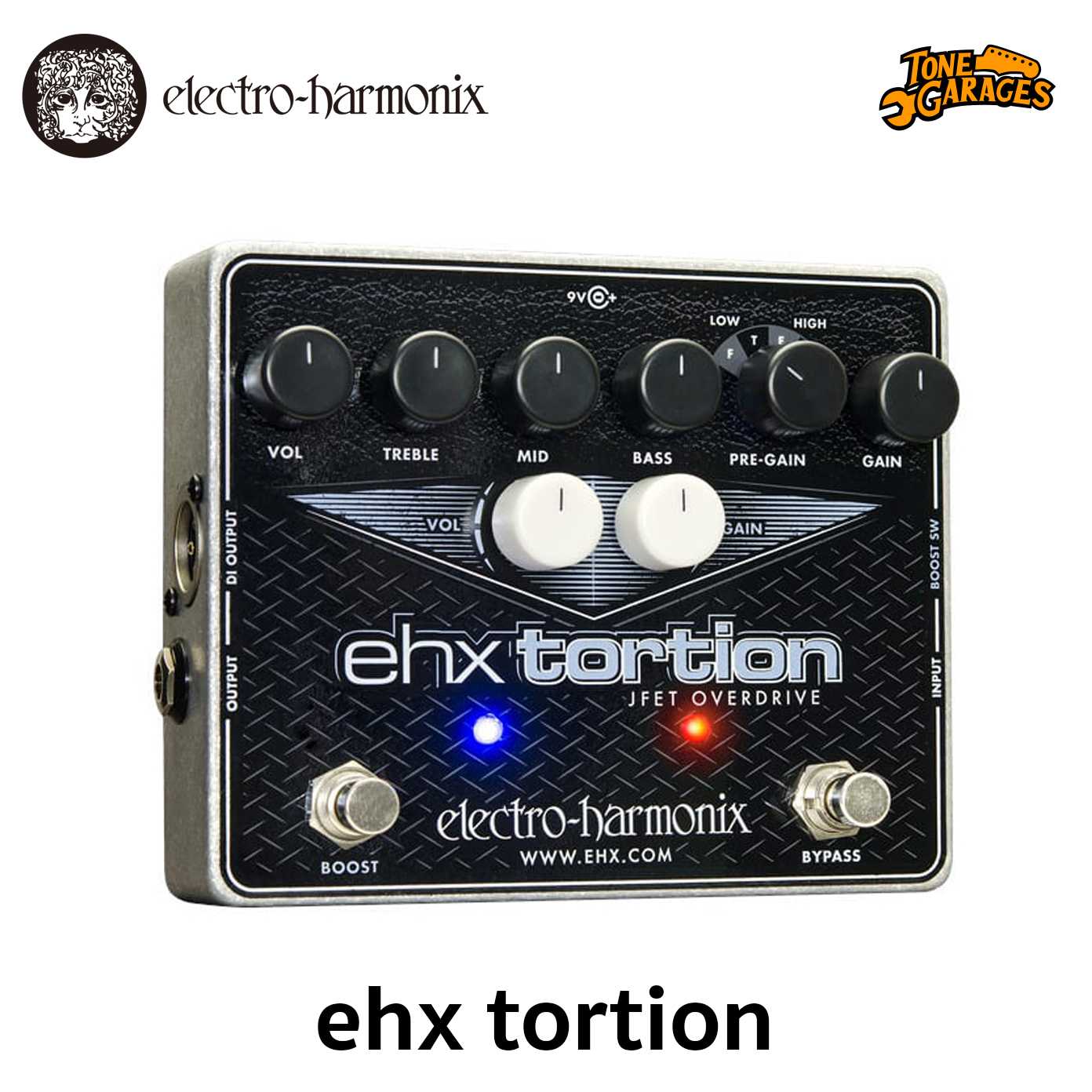 Electro Harmonix EHX Tortion JFET Overdrive เอฟเฟคกีต้าร์ที่ให้เสียง Overdrive Distortion