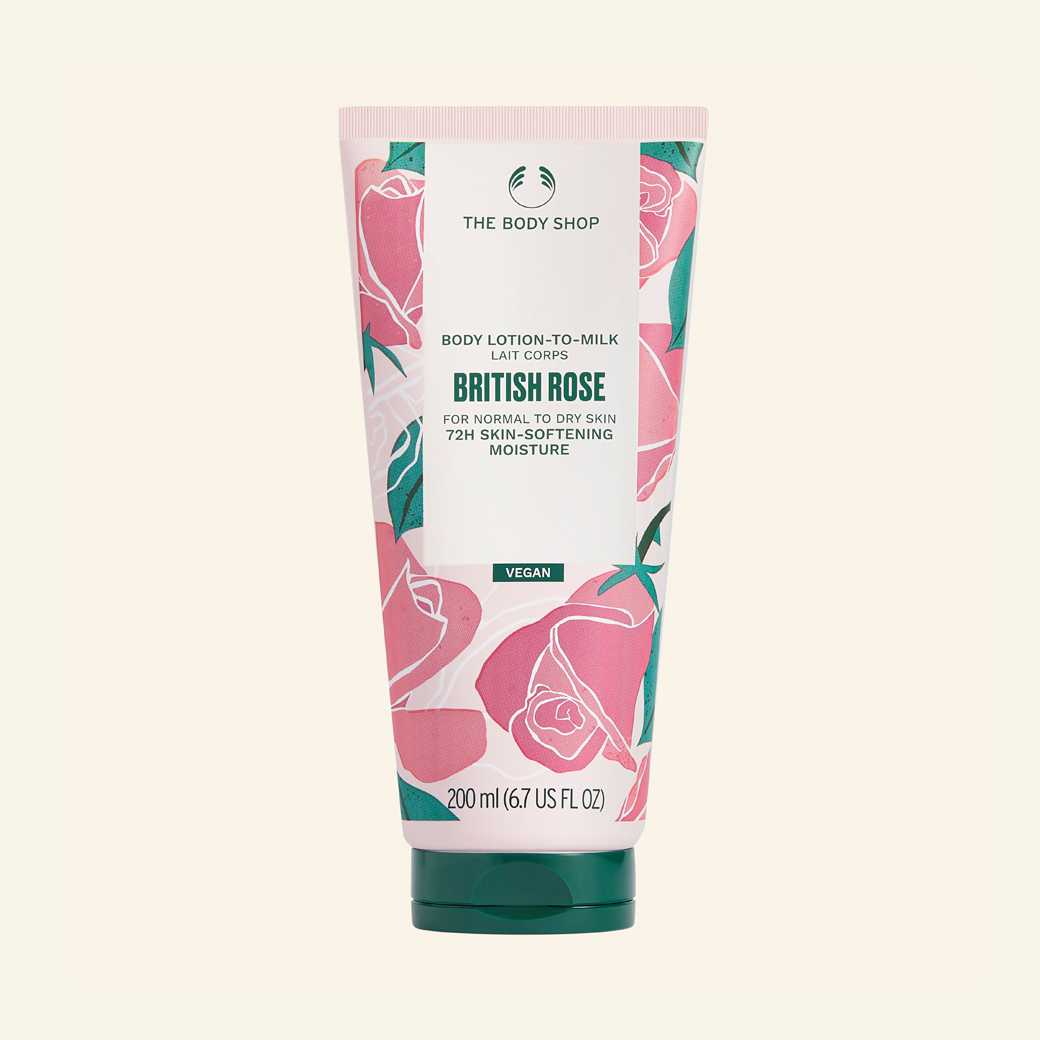 BRITISH ROSE BODY LOTION 200ML