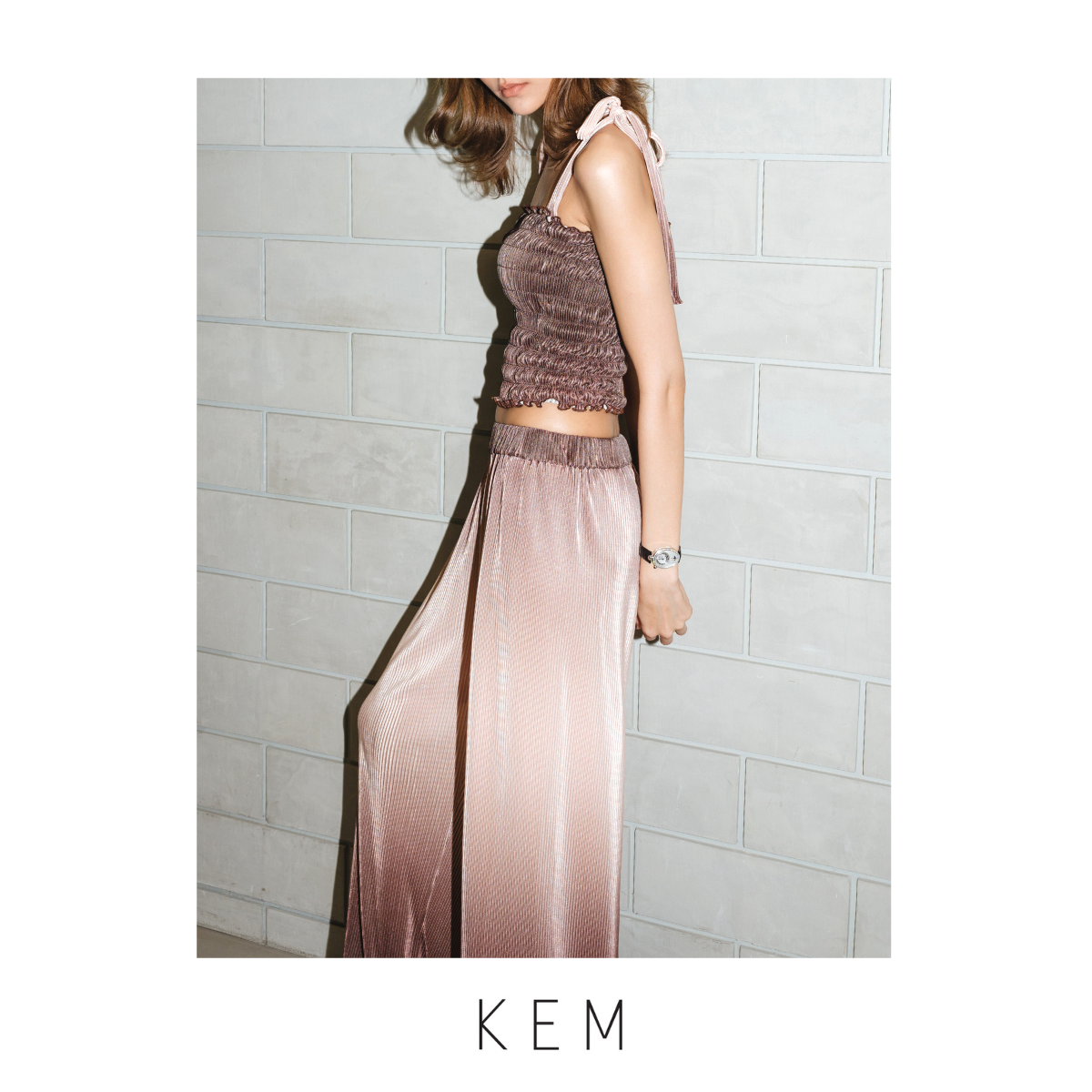 Ombre Pants - Chestnut
