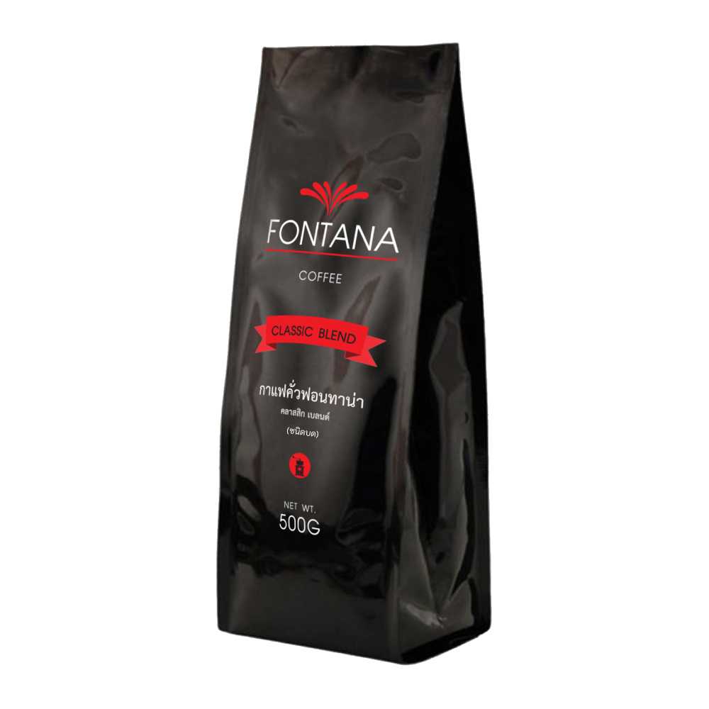 กาแฟคั่วบด Fontana Coffee Classic Blend 500g