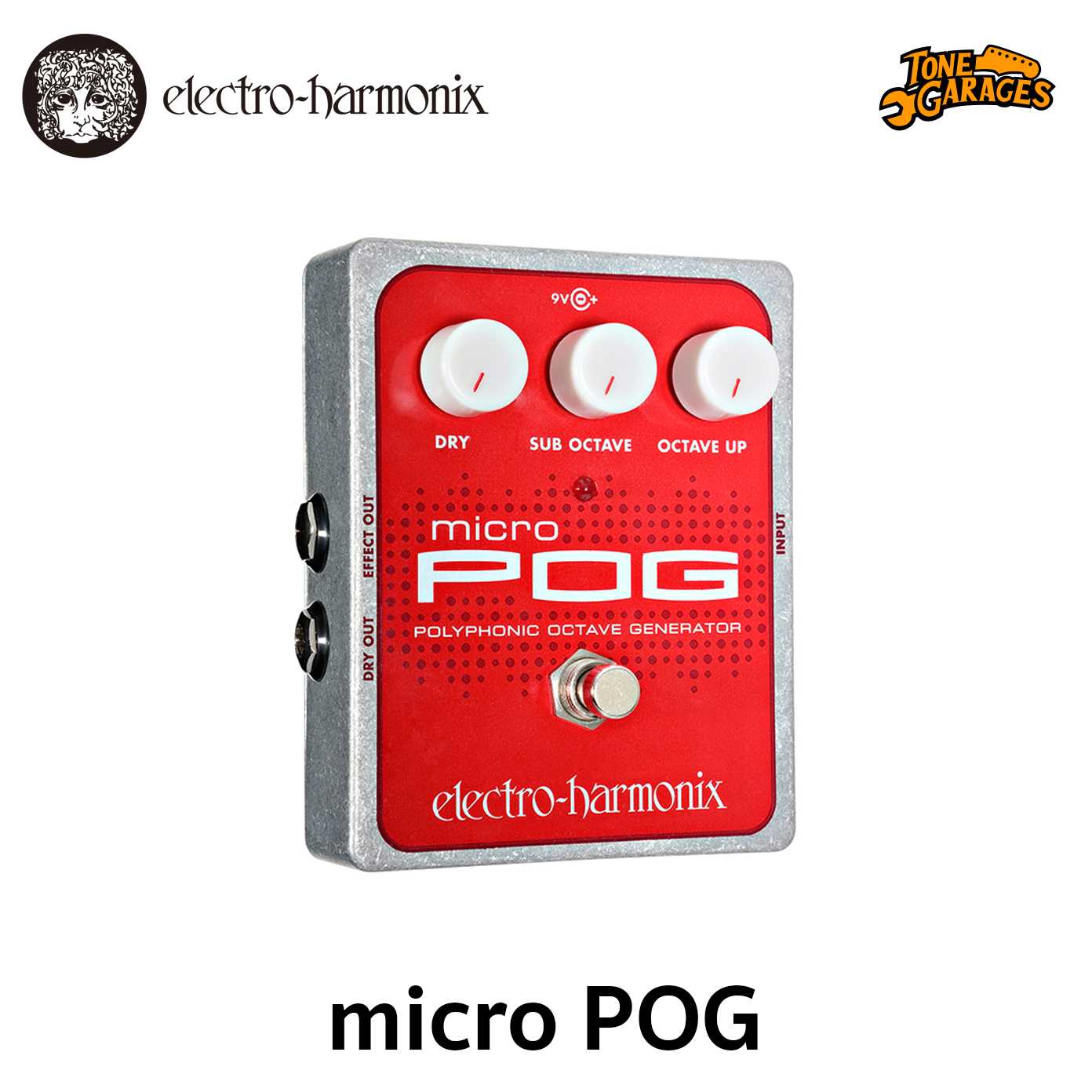Electro Harmonix Micro POG Polyphonic Octave Generator เอฟเฟคกีต้าร์ Made in USA