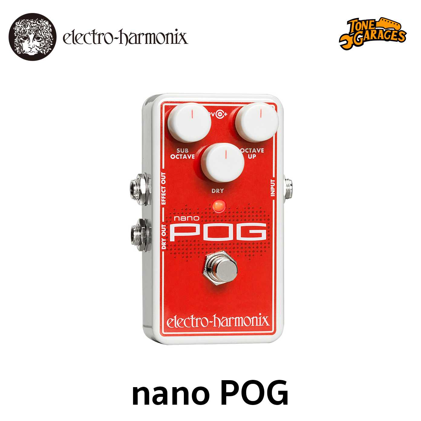 Electro Harmonix Nano POG Polyphonic Octave Generator เอฟเฟคกีต้าร์ Made in USA