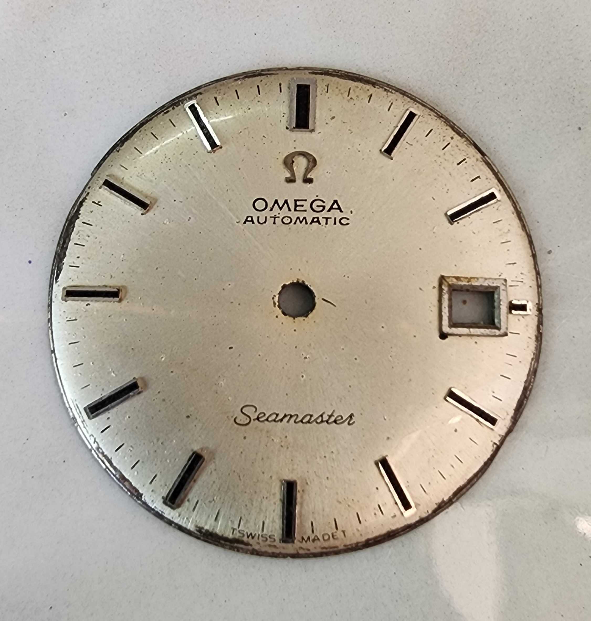 หน้าปัด Omega รุ่นเก่า Automatic Seamaster หายาก เดิมๆ สภาพดี น่าสะสม