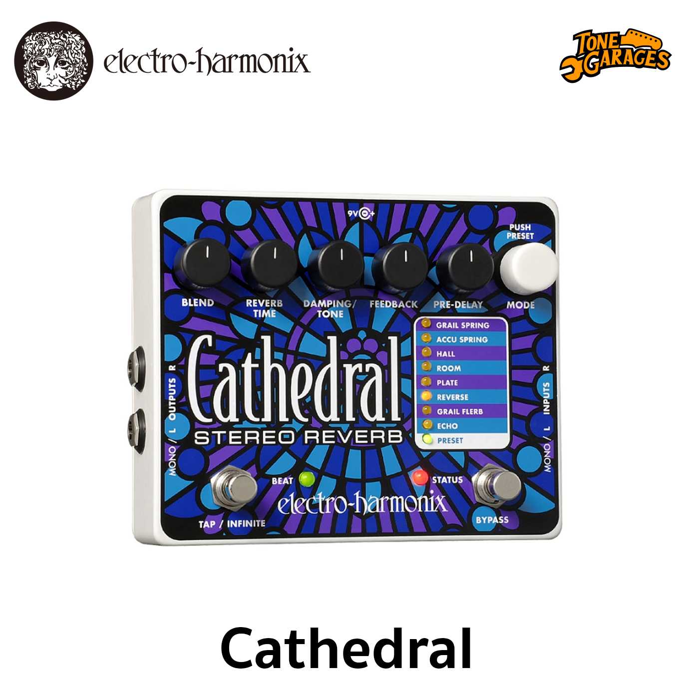 Electro Harmonix Cathedral Stereo Reverb เอฟเฟคกีต้าร์ Made in USA
