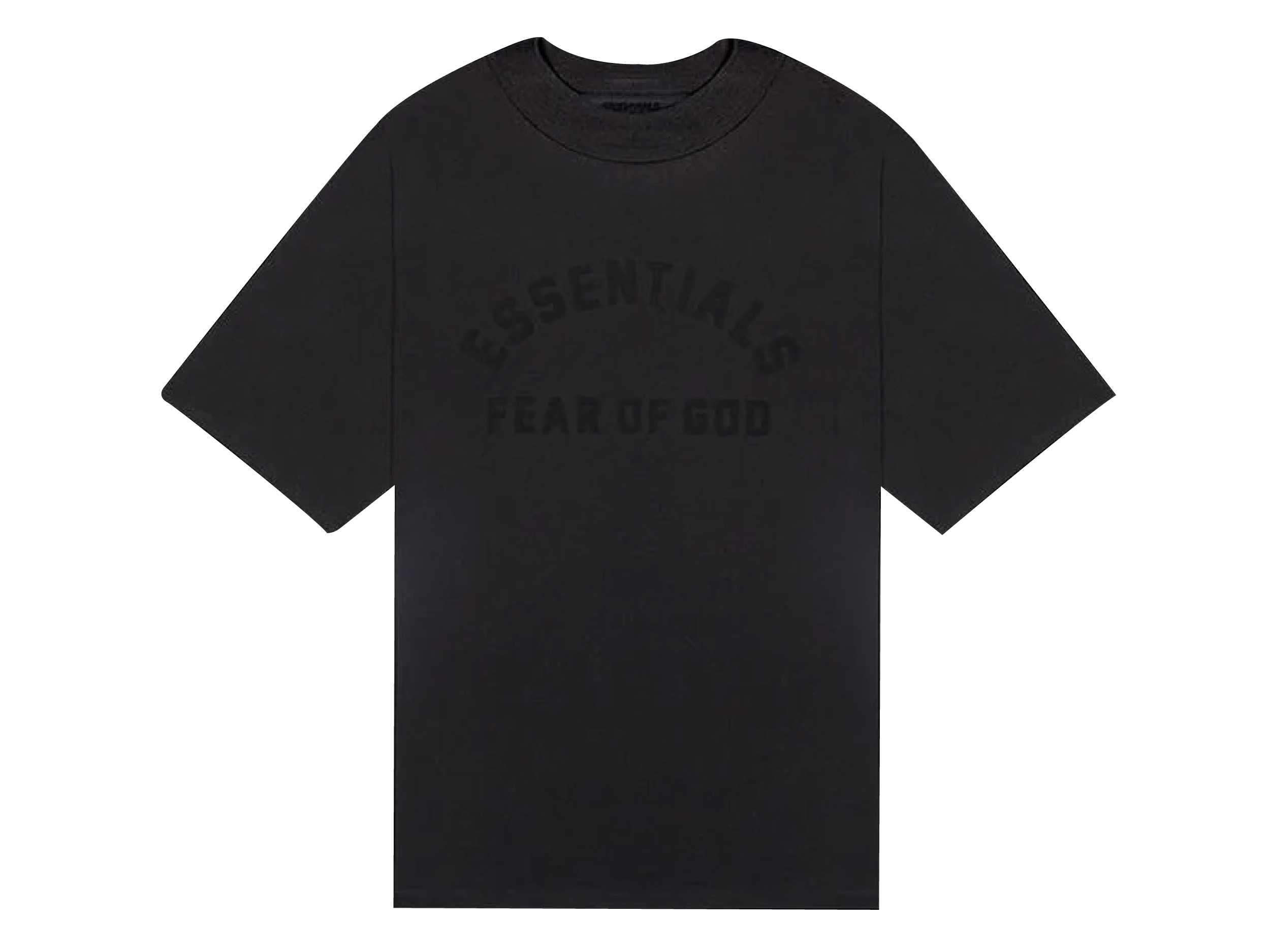 FOG ESSENTIALS T Shirt JET BLACK LINE SHOPPING