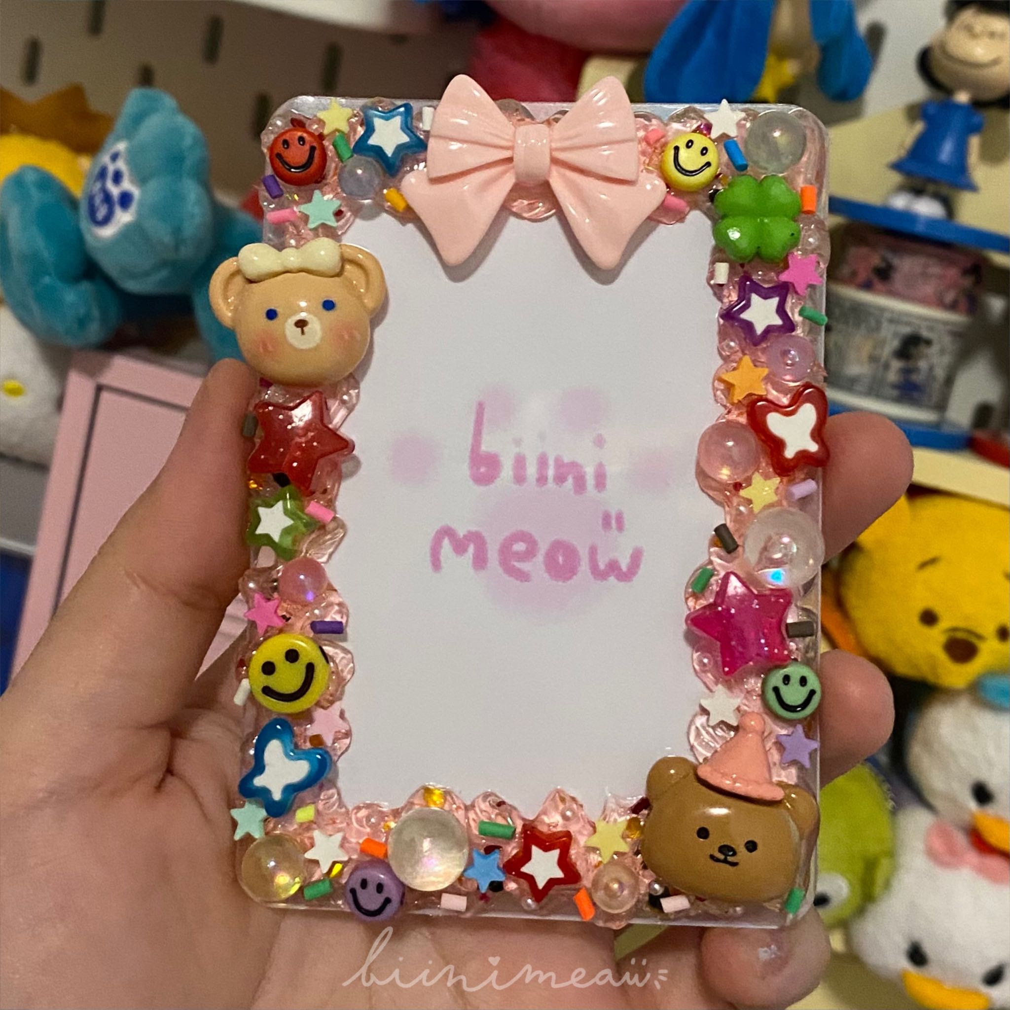🧸 เฟรมการ์ดวิปครีมลูกปัด ✨🍭
