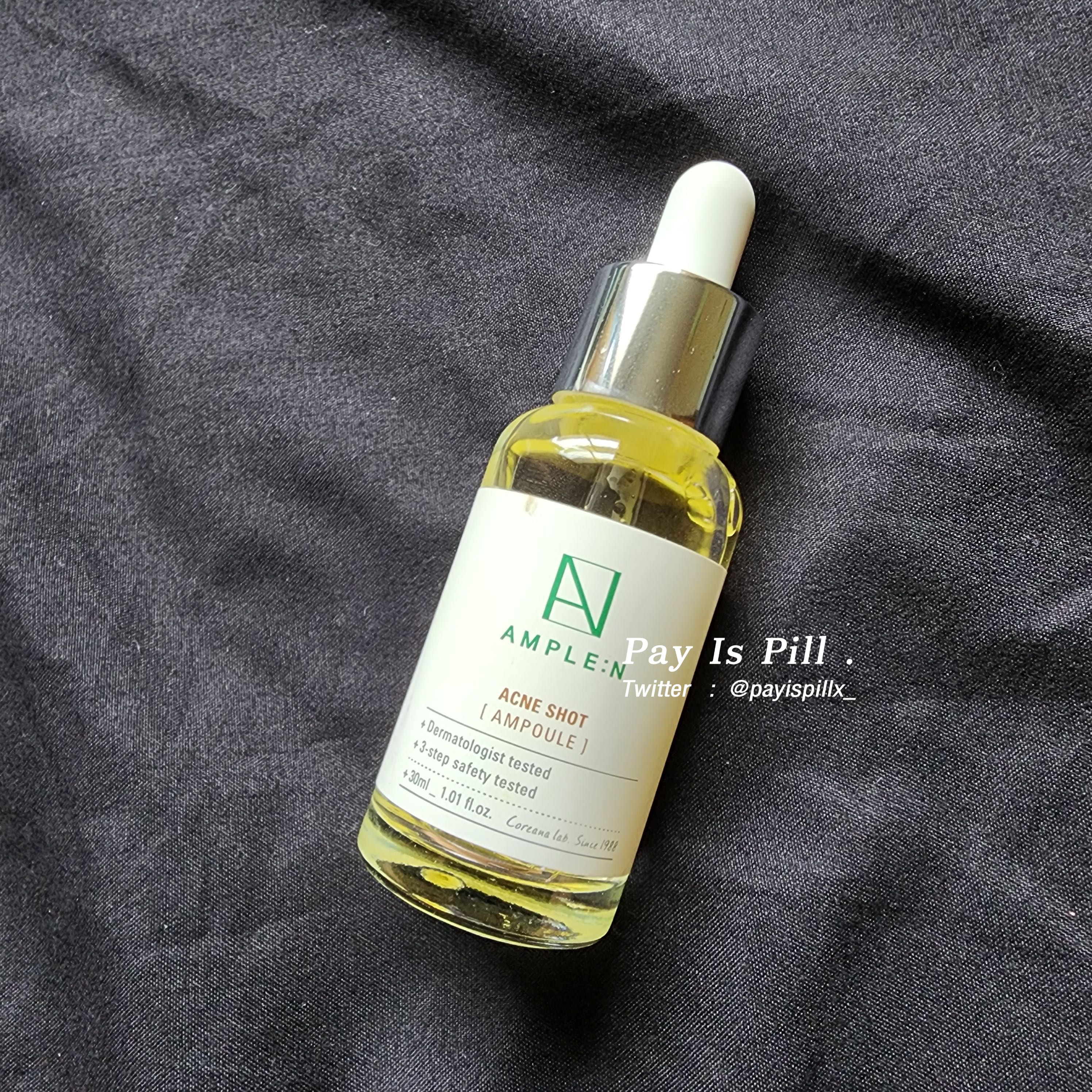 (ส่งต่อ) Ample:N Acne Shot Ampoule 30ml แอมพลูลดเชื้อสิว
