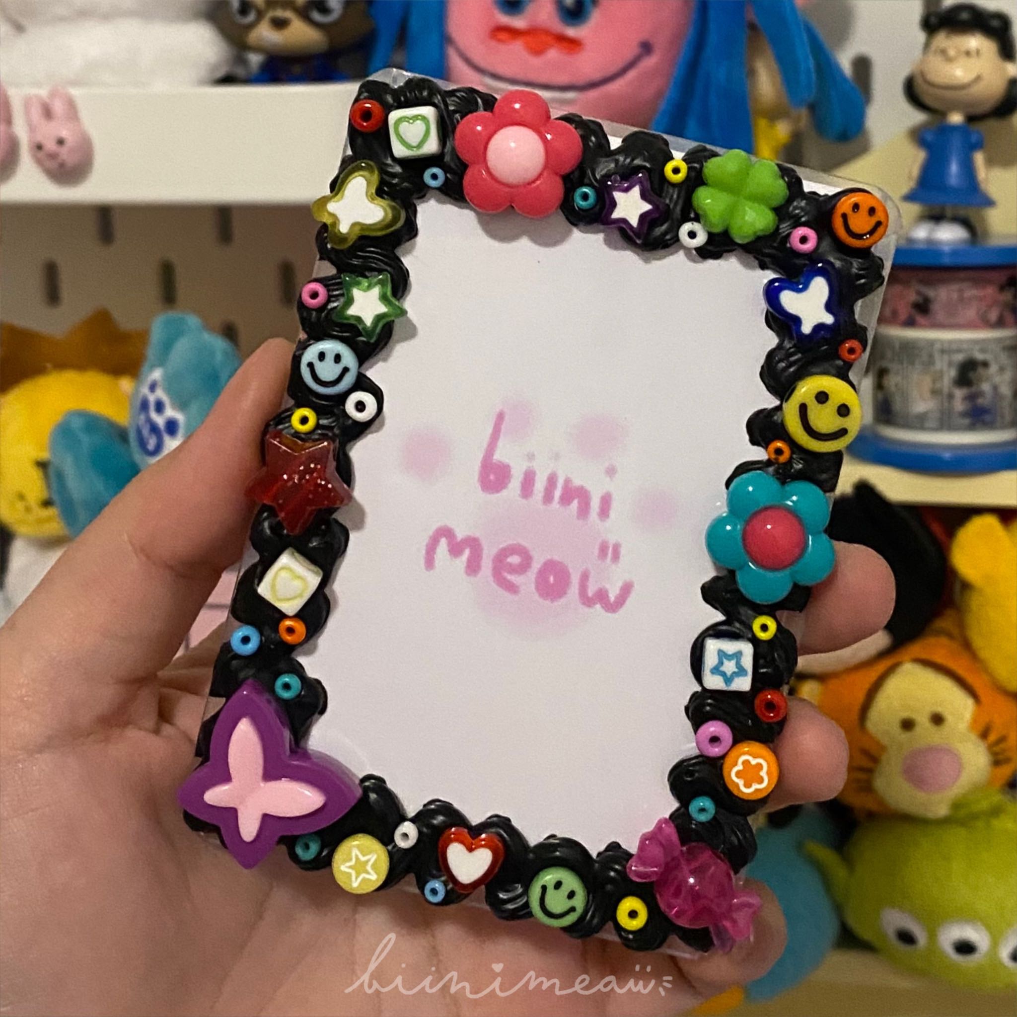 🖤 เฟรมการ์ดวิปครีมลูกปัด 🦋💕