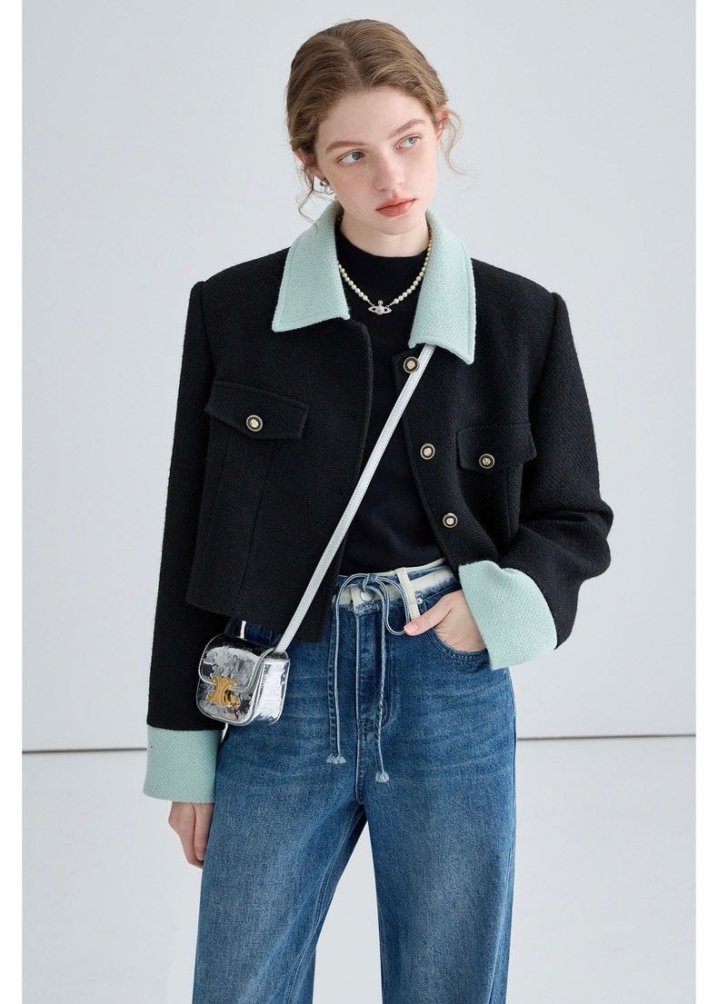 [Pre]Woolen Short Coat