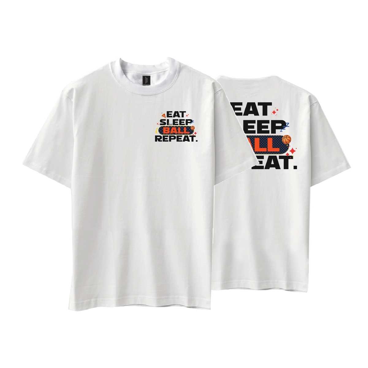 Hooplife Eat Sleep Ball Repeat Tee
