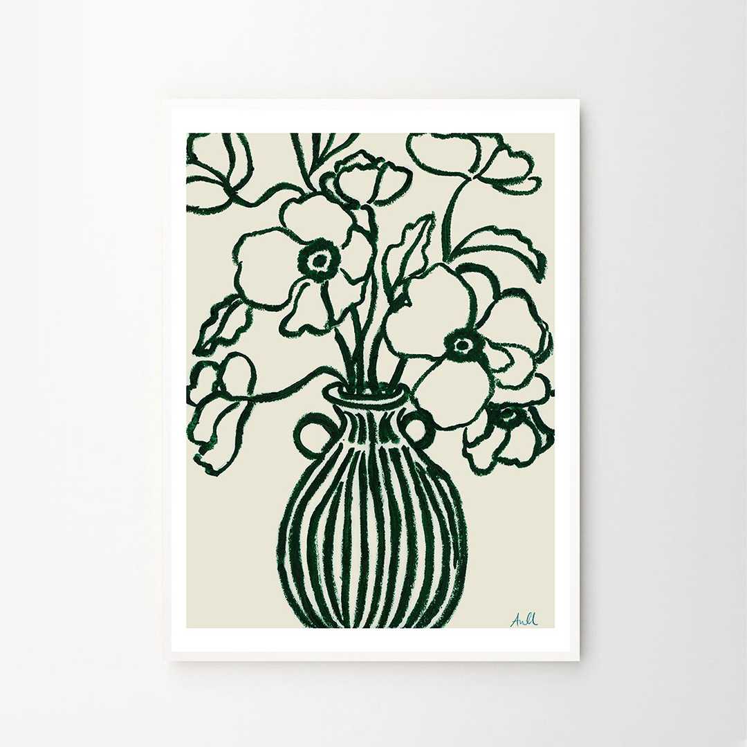 [30 x 40 cm] Poppy Studies III BY ANINE CECILIE IVERSEN (ONLY POSTER SIZE 30 x 40 cm.)