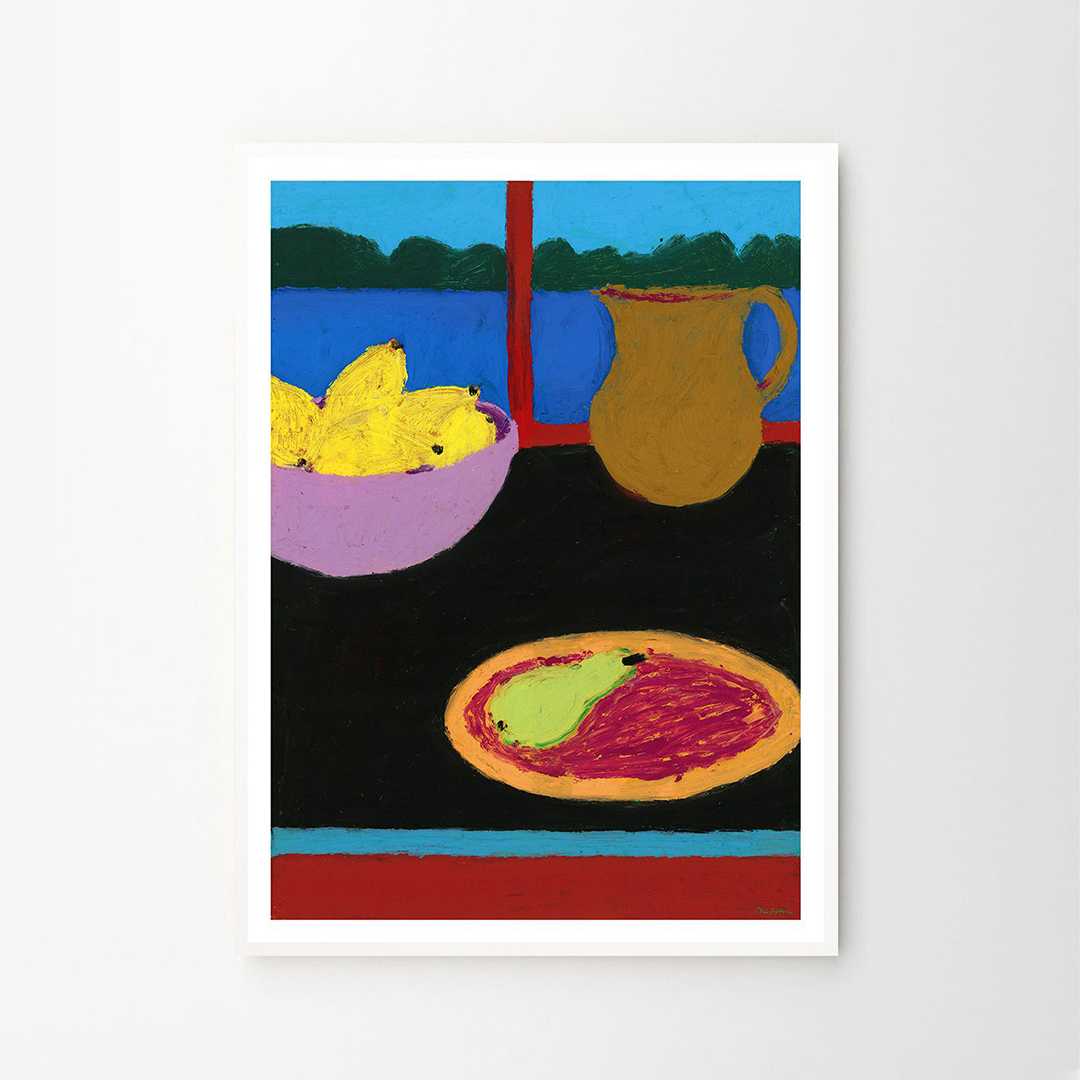 Kitchen Table by the Window BY NINA FLAGSTAD KVORNING : (ONLY POSTER Size : 30 x 40 cm.)