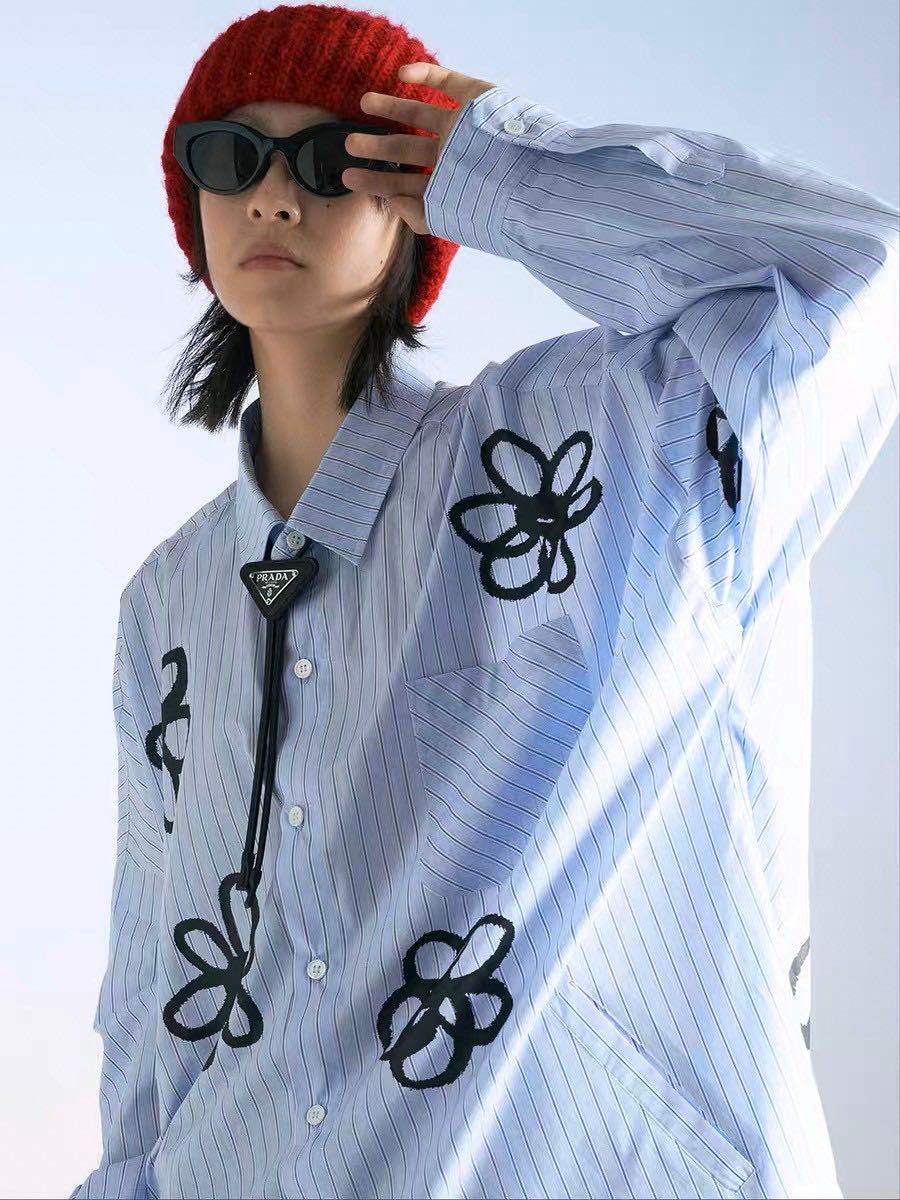 [Pre] - Floral Printed Shirt