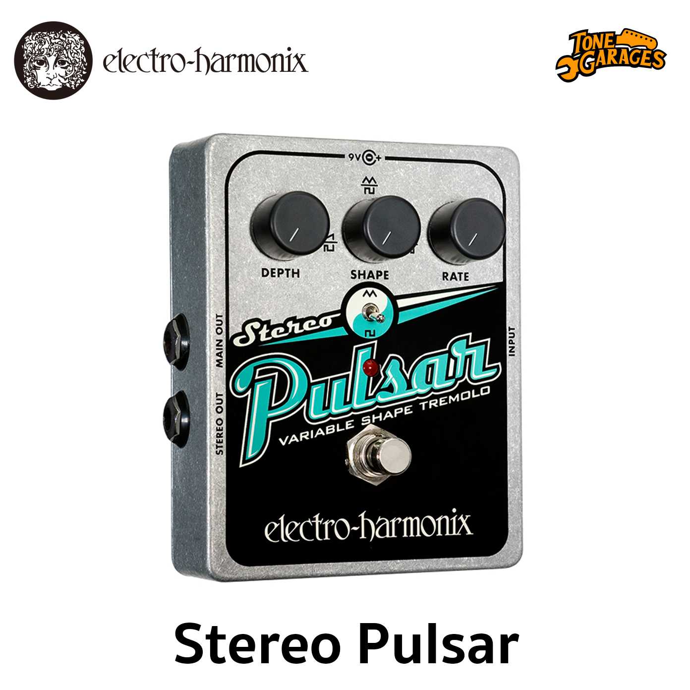 Electro Harmonix Stereo Pulsar Variable Shape Tremolo เอฟเฟคกีต้าร์ Made in USA