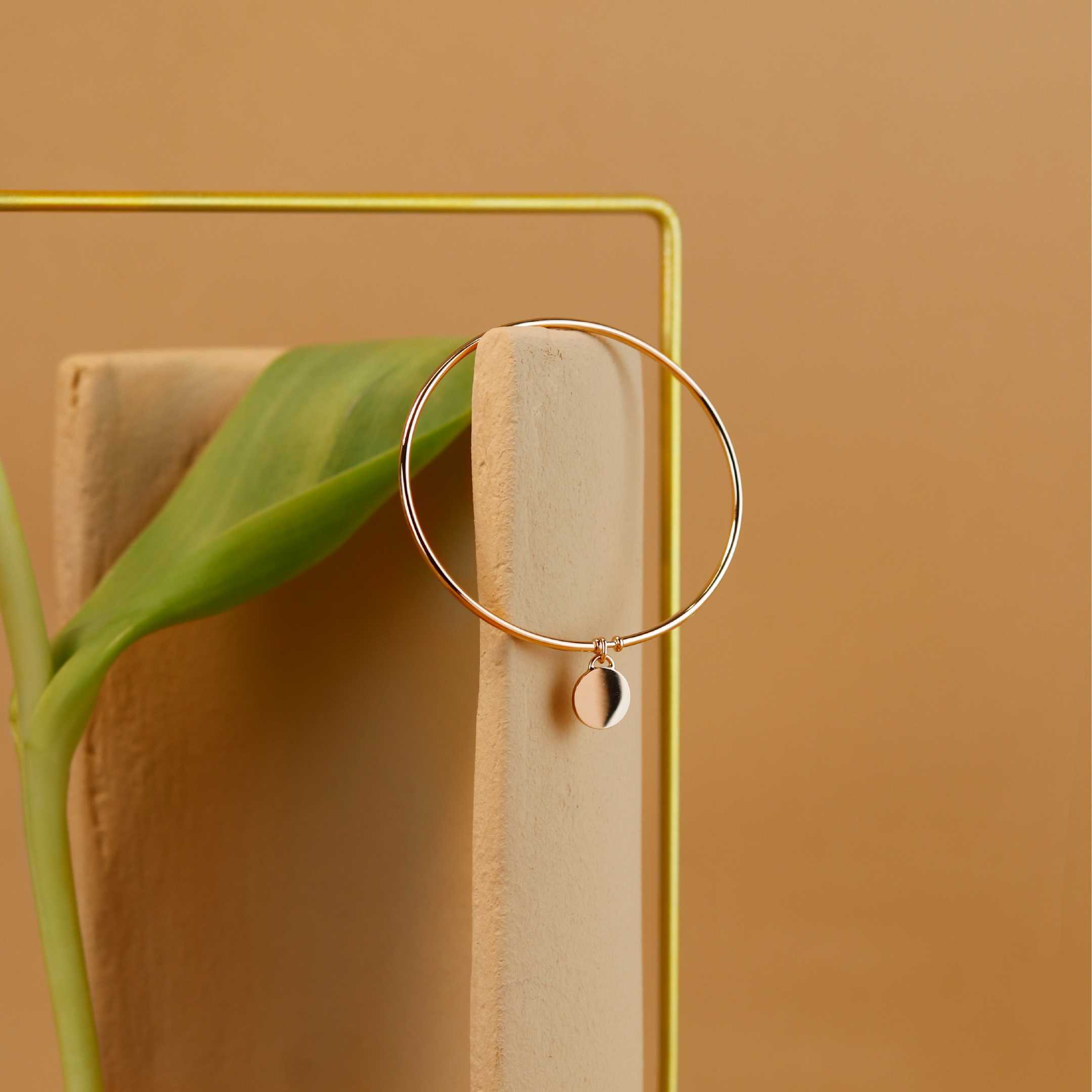 BANGLE - Name Tag Solid gold