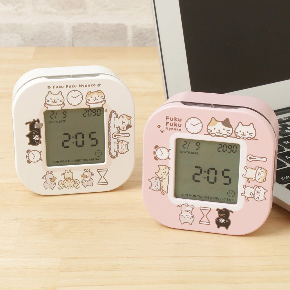 นาฬิกาตั้งโต๊ะ Digital Rotating Clock