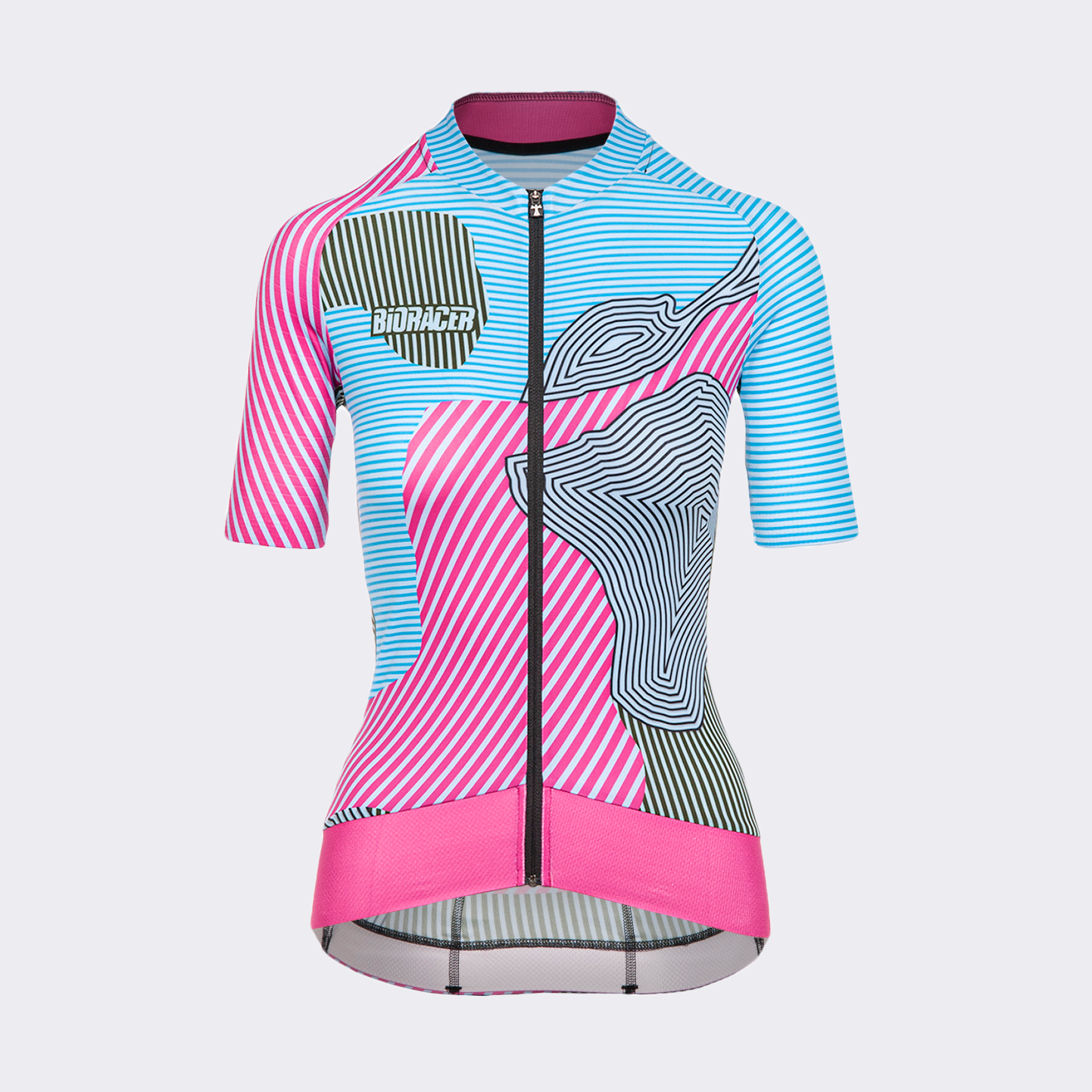 ชุดปั่นจักรยาน EPIC JERSEY WOMEN KONTUR PINK BLUE