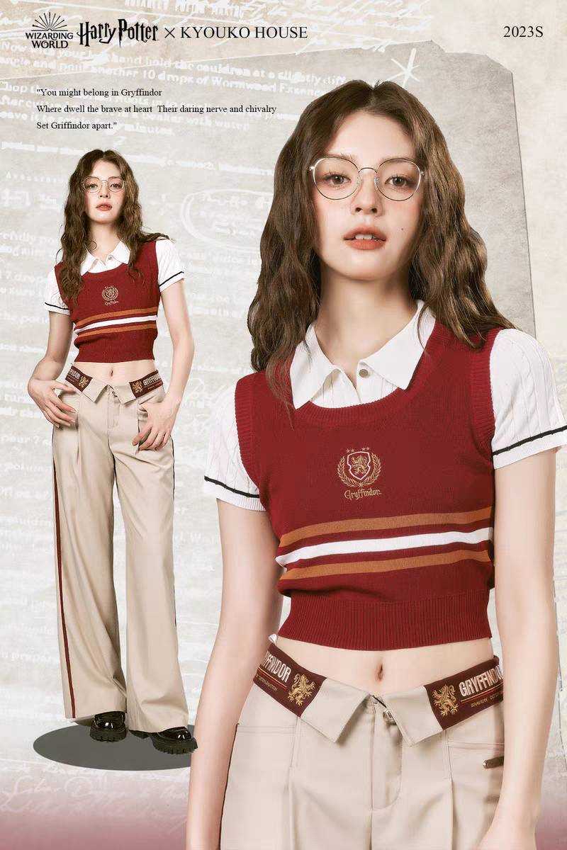 (พร้อมส่ง สลิธีริน L)Kyouko x Harry Potter เสื้อกั๊กผ้าถัก แฮร์รี่พอตเตอร์ ลิขสิทธิ์แท้