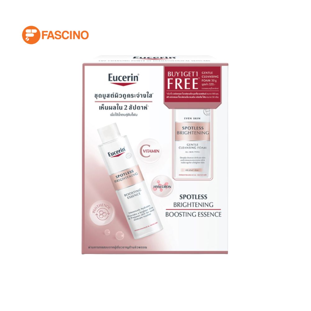 Eucerin SPOTLESS BRIGHTENING BOOSTING ESSENCE 100 ML FREE SPOTLESS BRIGHTENING FOAM 50G