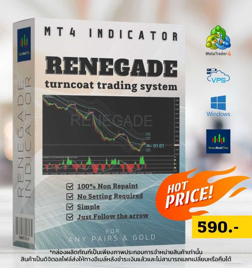 Renegade Trading System Set of MT4 indicators ระบบเทรดมือฟอเร็กซ์ ง่าย เข้าตามลูกศร