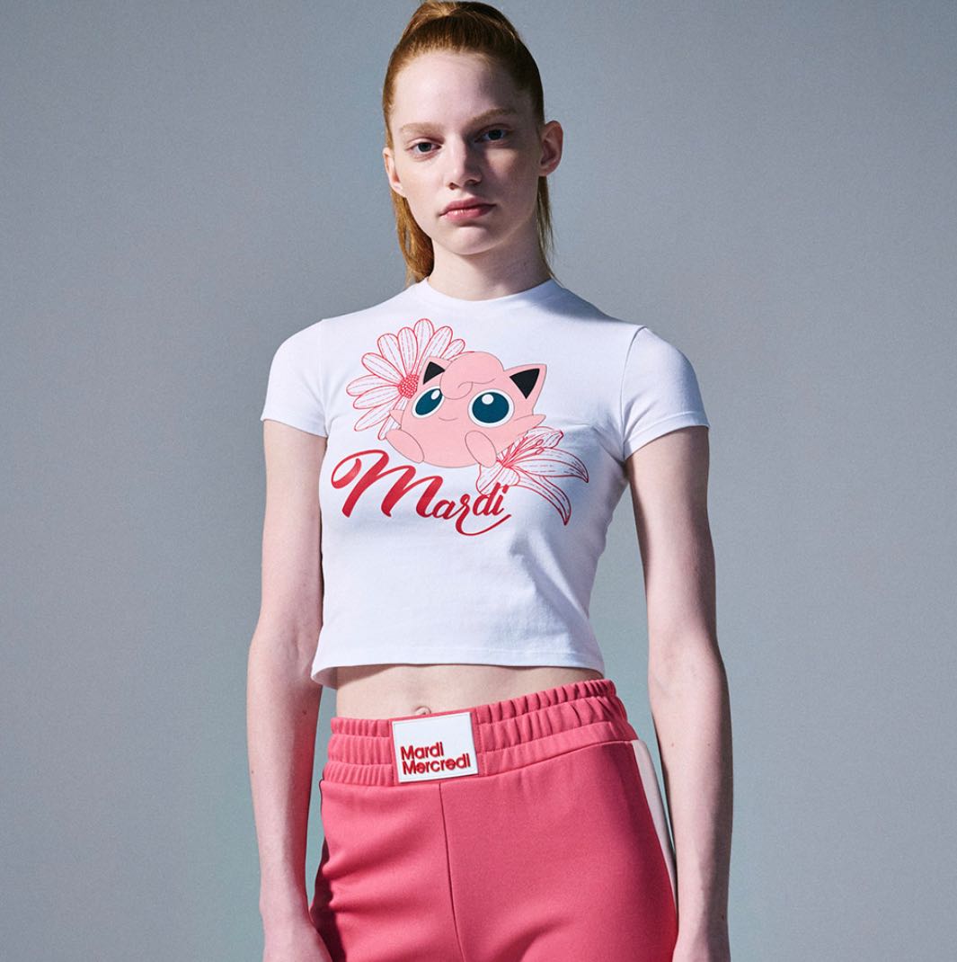[PRE-ORDER] MARDI CROPPED TSHIRT FLOWER PURIN