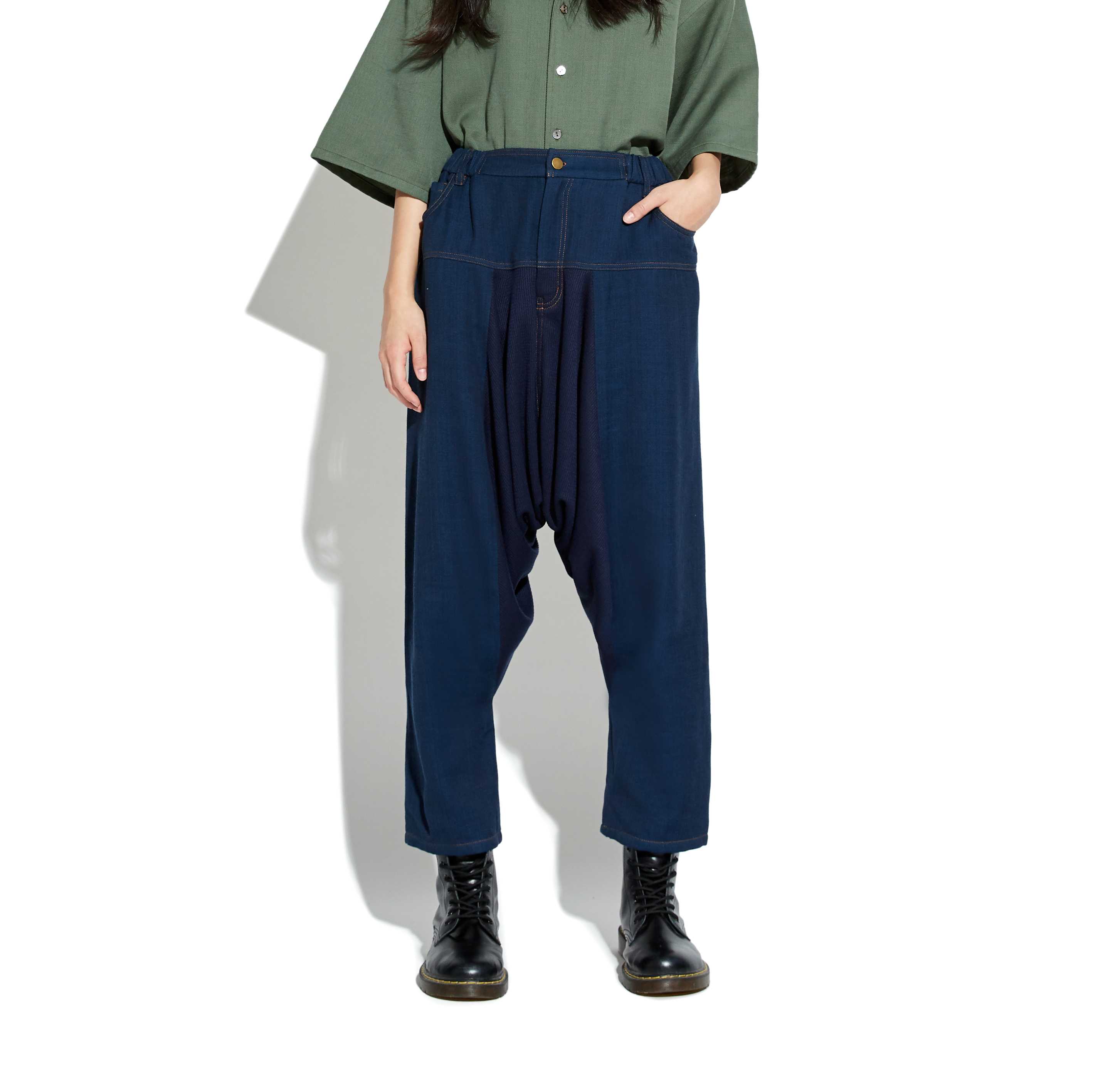 กางเกง SS23(M&W)/P18 Navy Blue #F