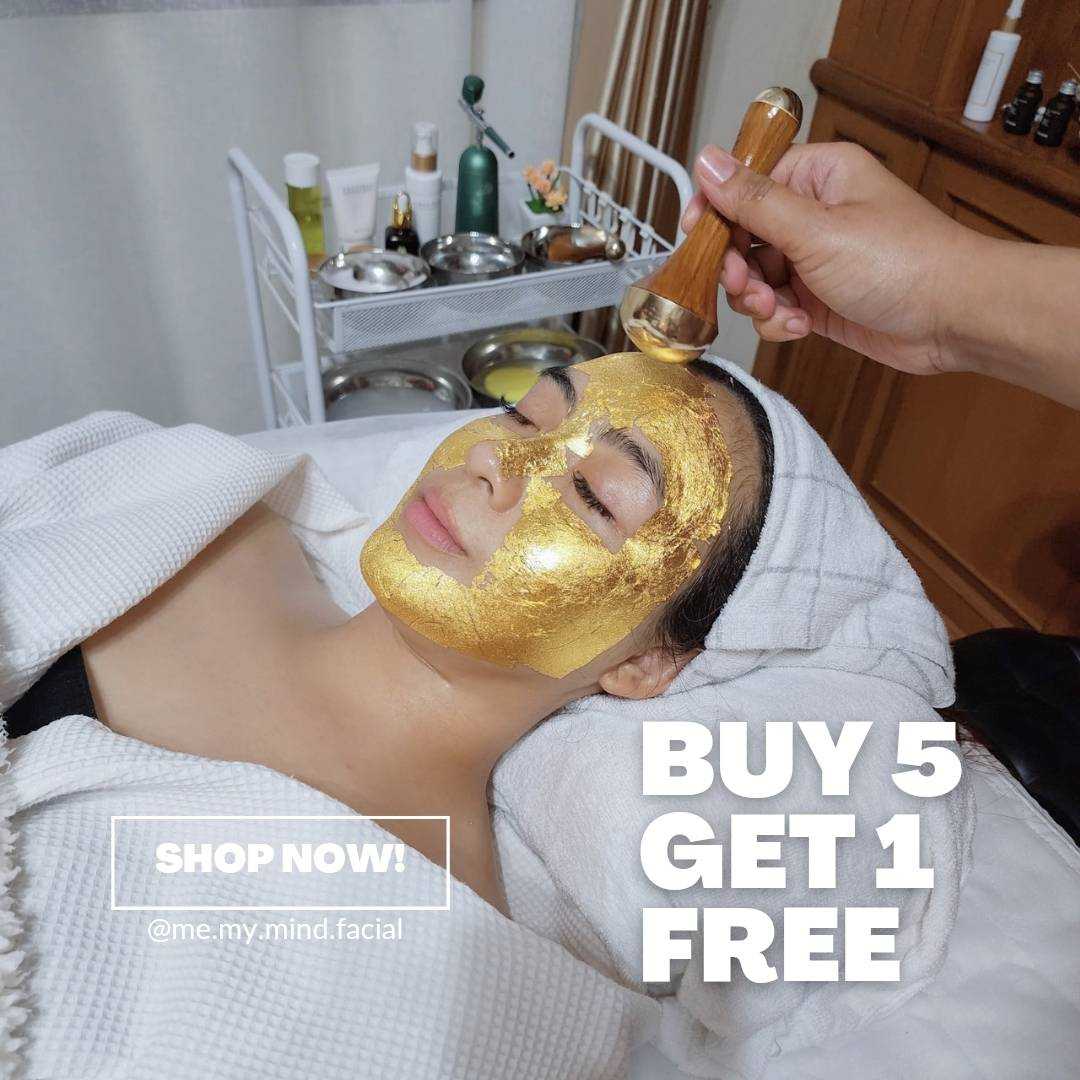 ซื้อ 5 แถม 1 | นวดหน้าไม้กานสะ & มาส์กทองคำ