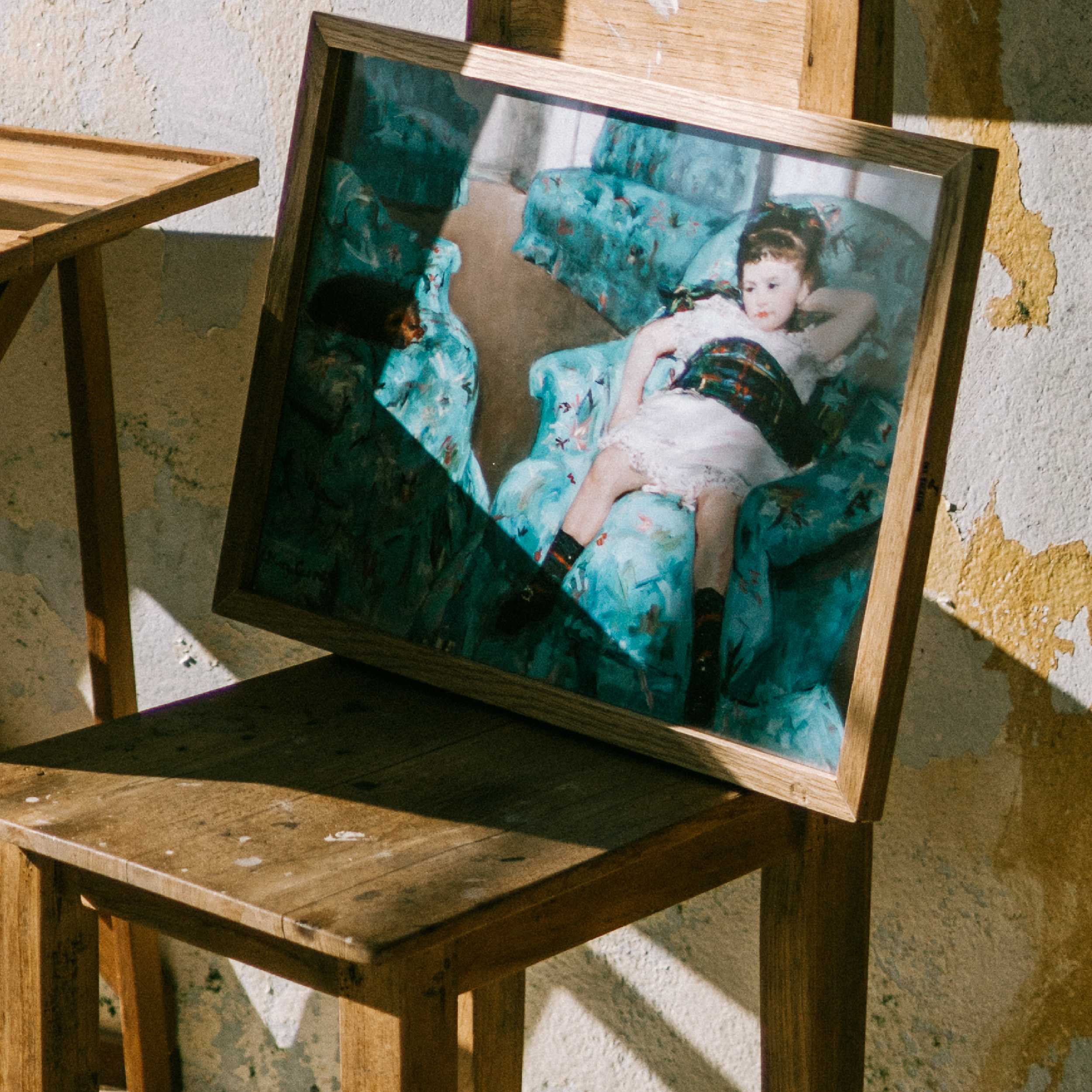 กรอบรูปแขวนผนัง WOODEN WALL FRAME : A3 ไวท์โอ๊ค