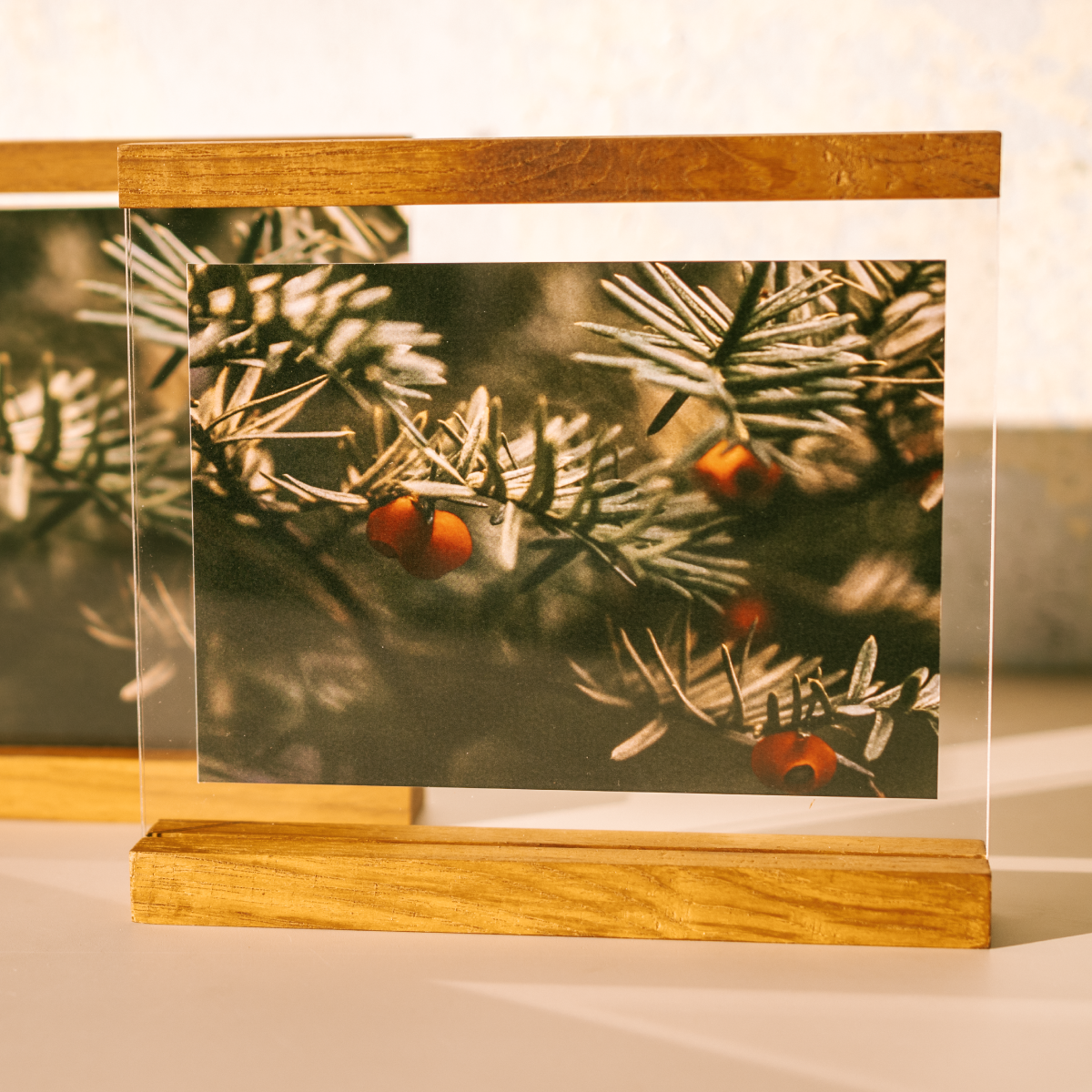 กรอบรูปตั้งโต๊ะ Wooden Bar Desktop - 7x5  inch (แนวนอน)