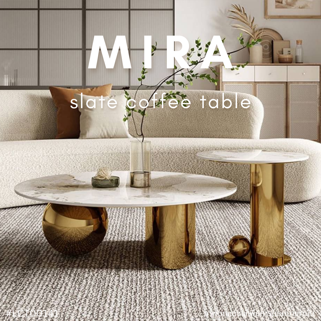 MIRA slate coffee table
