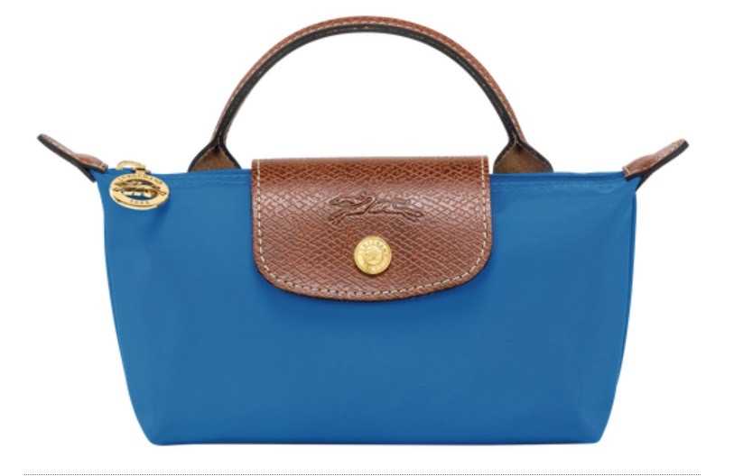 กระเป๋าถือ Longchamp รุ่น Extra Small Le Pliage Pouch สีน้ำเงิน สกายบลู (Sky Blue)